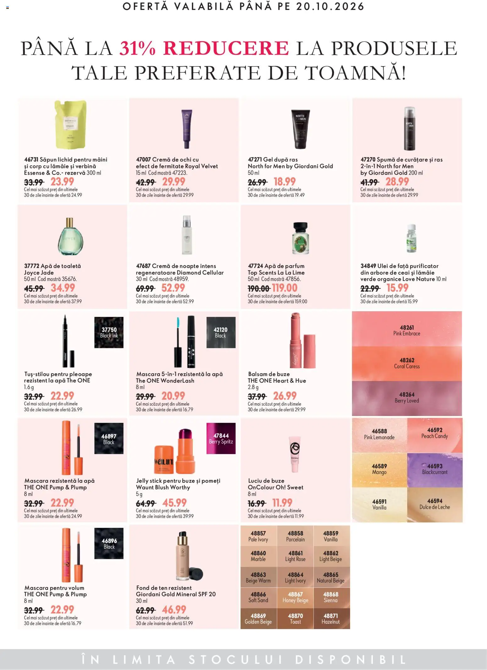 Catalog Oriflame 14 - 19 Octombrie 2026 | Pagina 8 | Produse: Lime, Parfum, Balsam, Apă