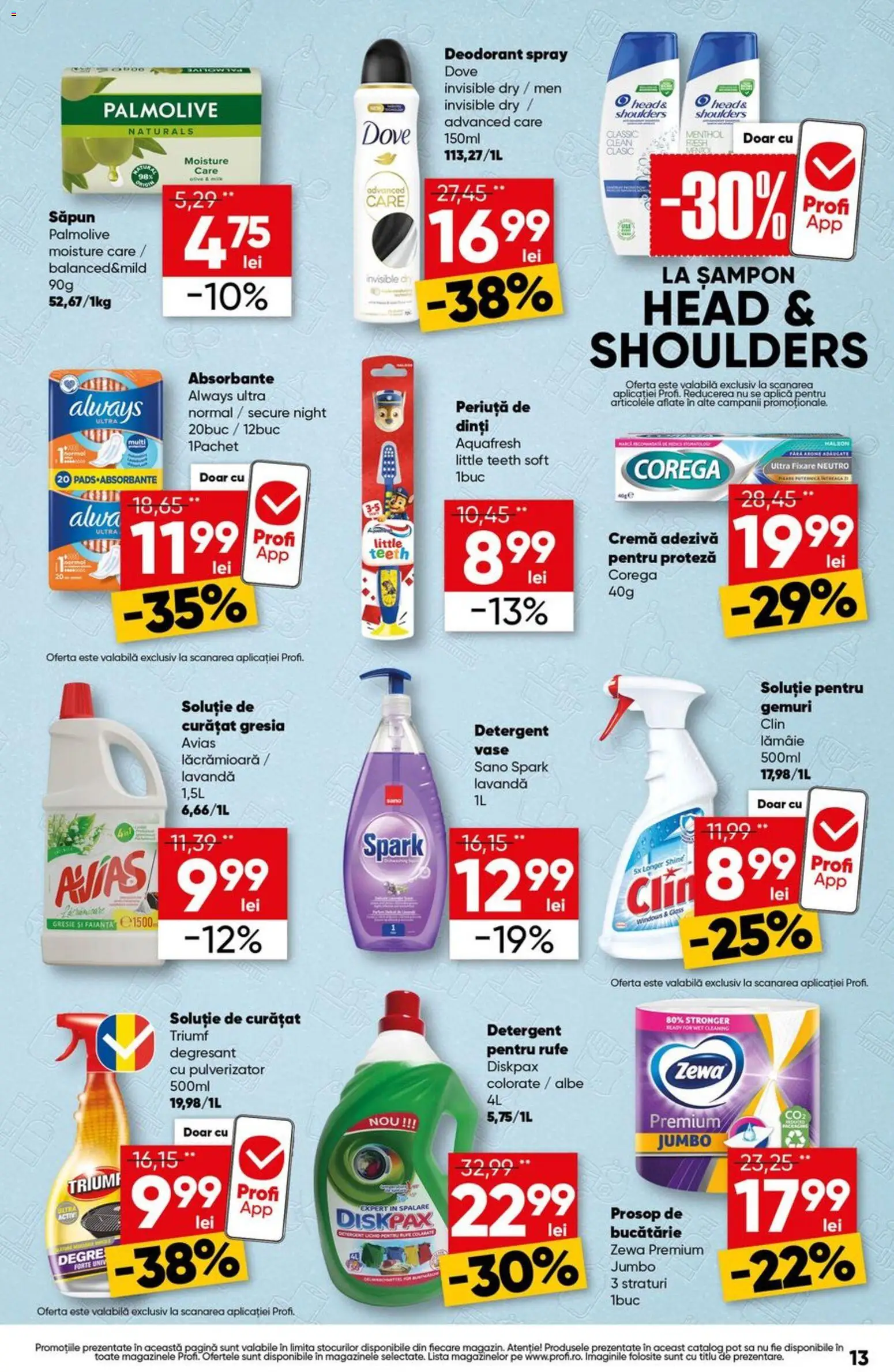 Catalog Profi 15 - 20 Octombrie 2026 | Pagina 13 | Produse: Gresie, Șampon, Cremă, Săpun