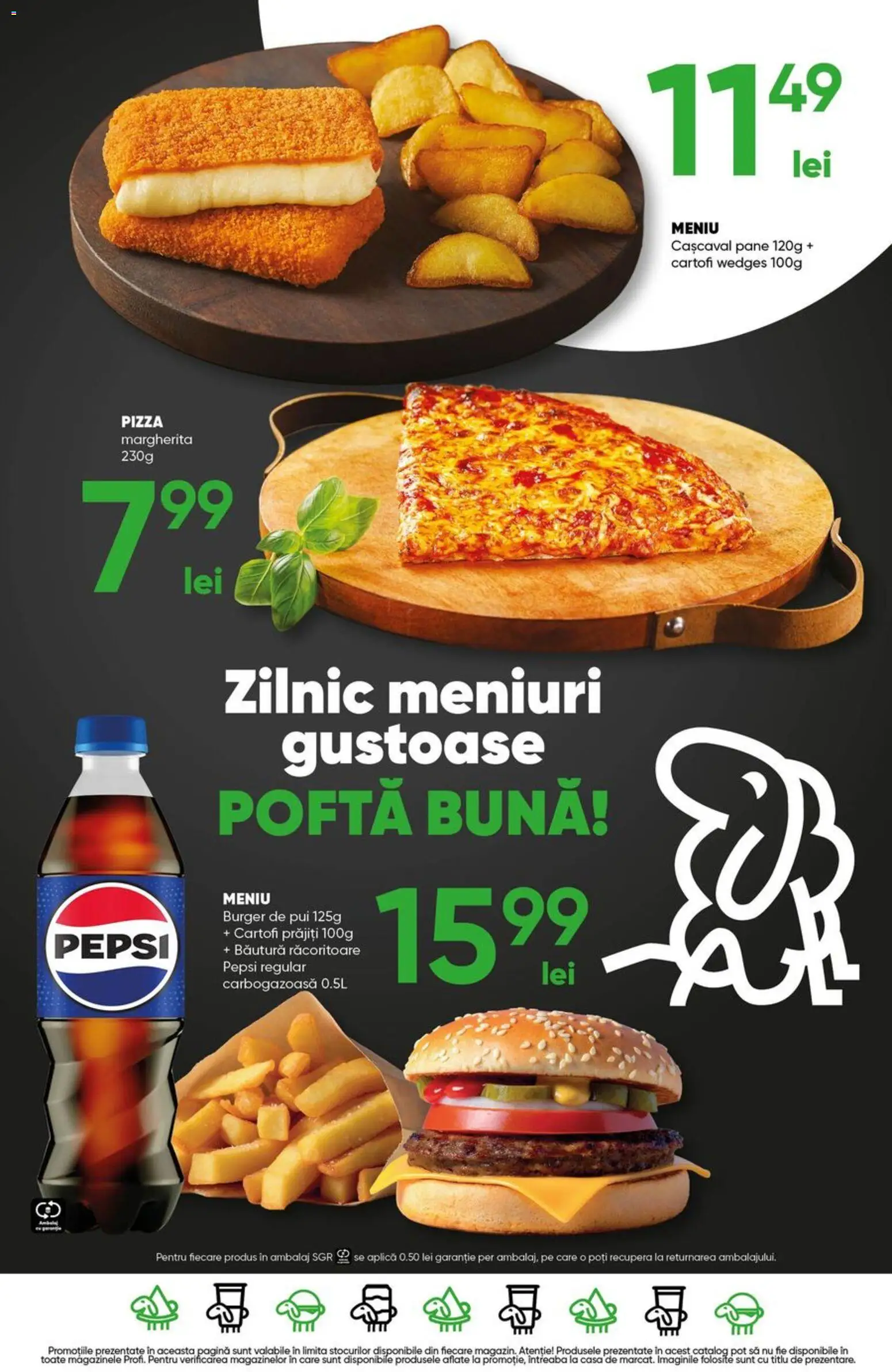 Catalog Profi 15 - 20 Octombrie 2026 | Pagina 17 | Produse: Bautura racoritoare, Cașcaval, Burger, Cartofi