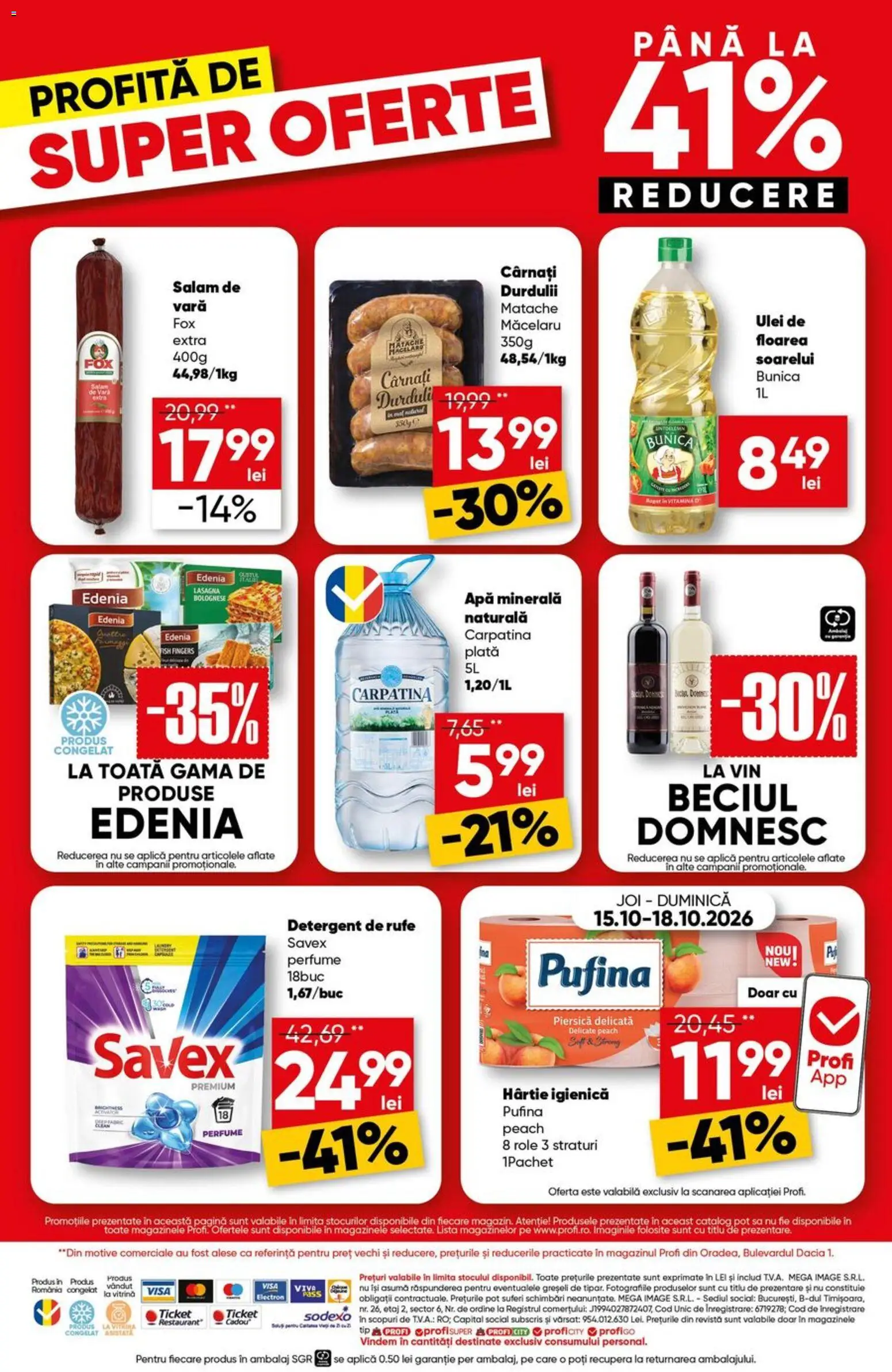 Catalog Profi 15 - 20 Octombrie 2026 | Pagina 18 | Produse: Premium, Aplică, Vitrină, Carpatina