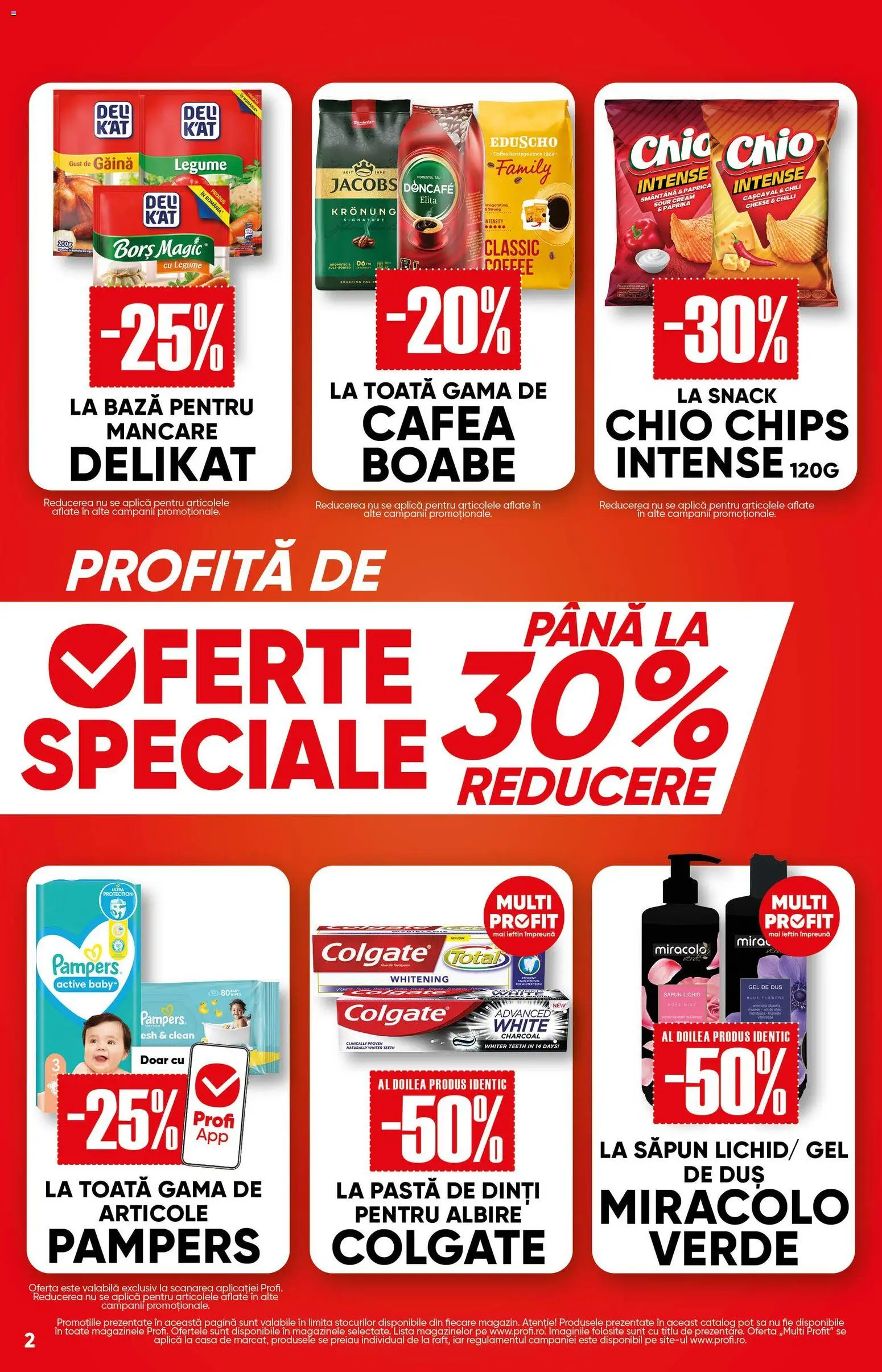 Catalog Profi 15 - 20 Octombrie 2026 | Pagina 2 | Produse: Clean, Cașcaval, Borș, Jacobs