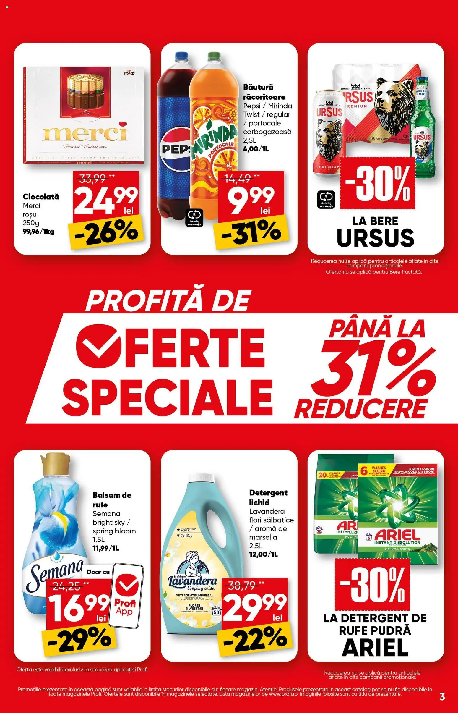 Catalog Profi 15 - 20 Octombrie 2026 | Pagina 3 | Produse: Balsam, Merci, Portocale, Detergent