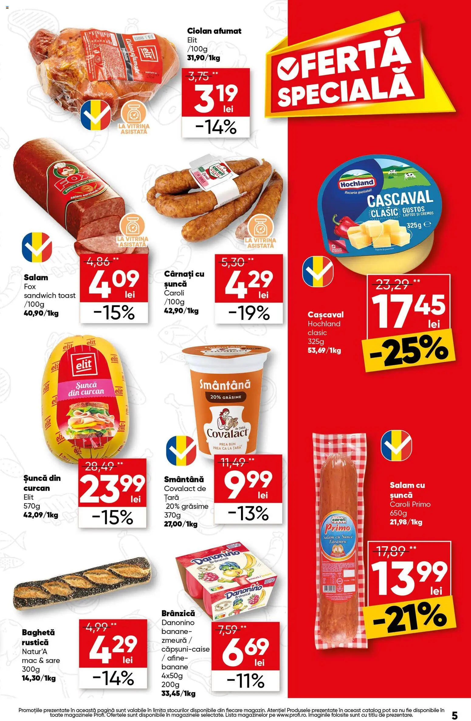 Catalog Profi 15 - 20 Octombrie 2026 | Pagina 5 | Produse: Vitrină, Fox, Smântână, Sare