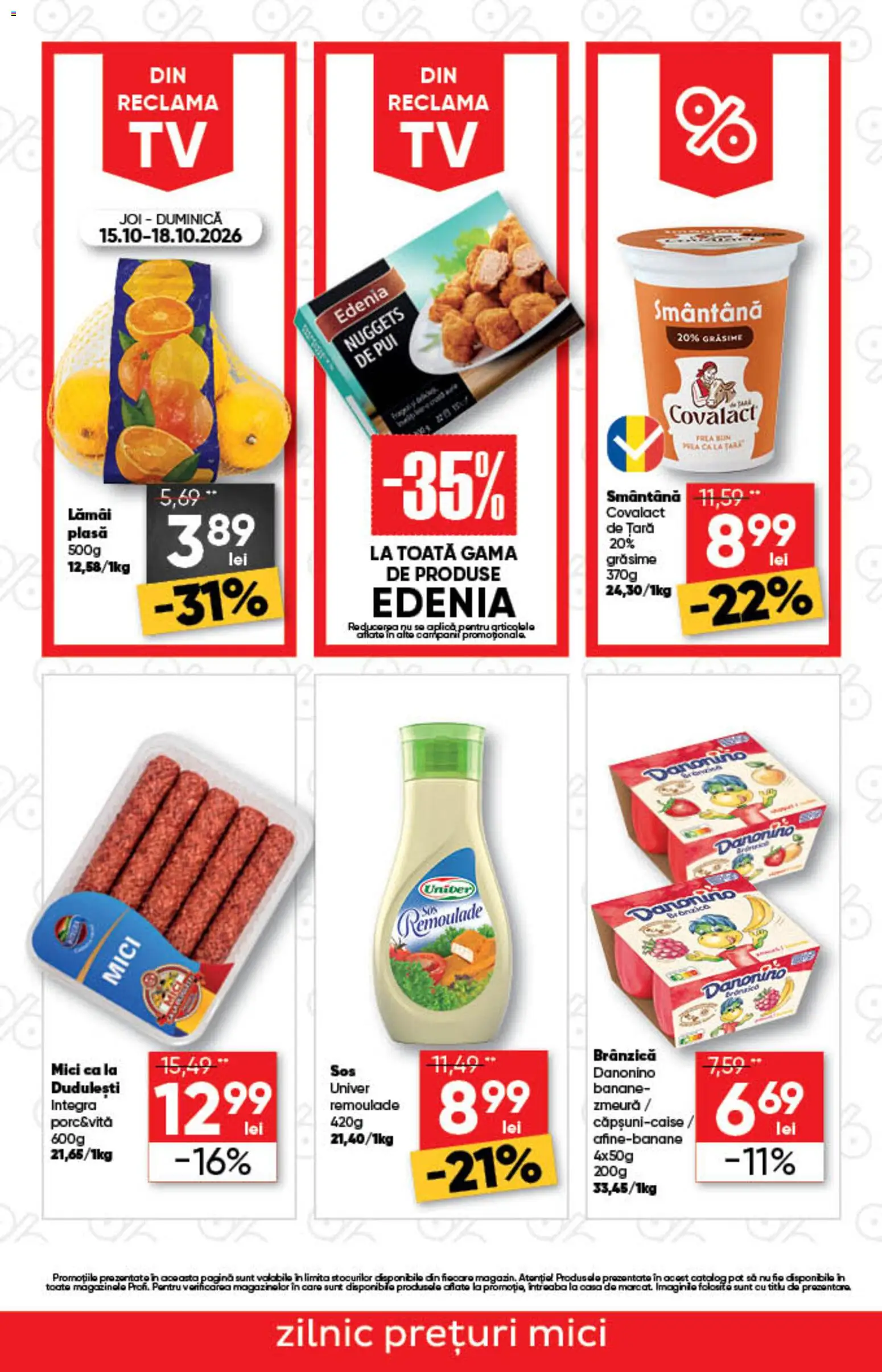 Catalog Profi 15 - 20 Octombrie 2026 | Pagina 2 | Produse: Vită, Zmeură, Covalact de tara, Sos