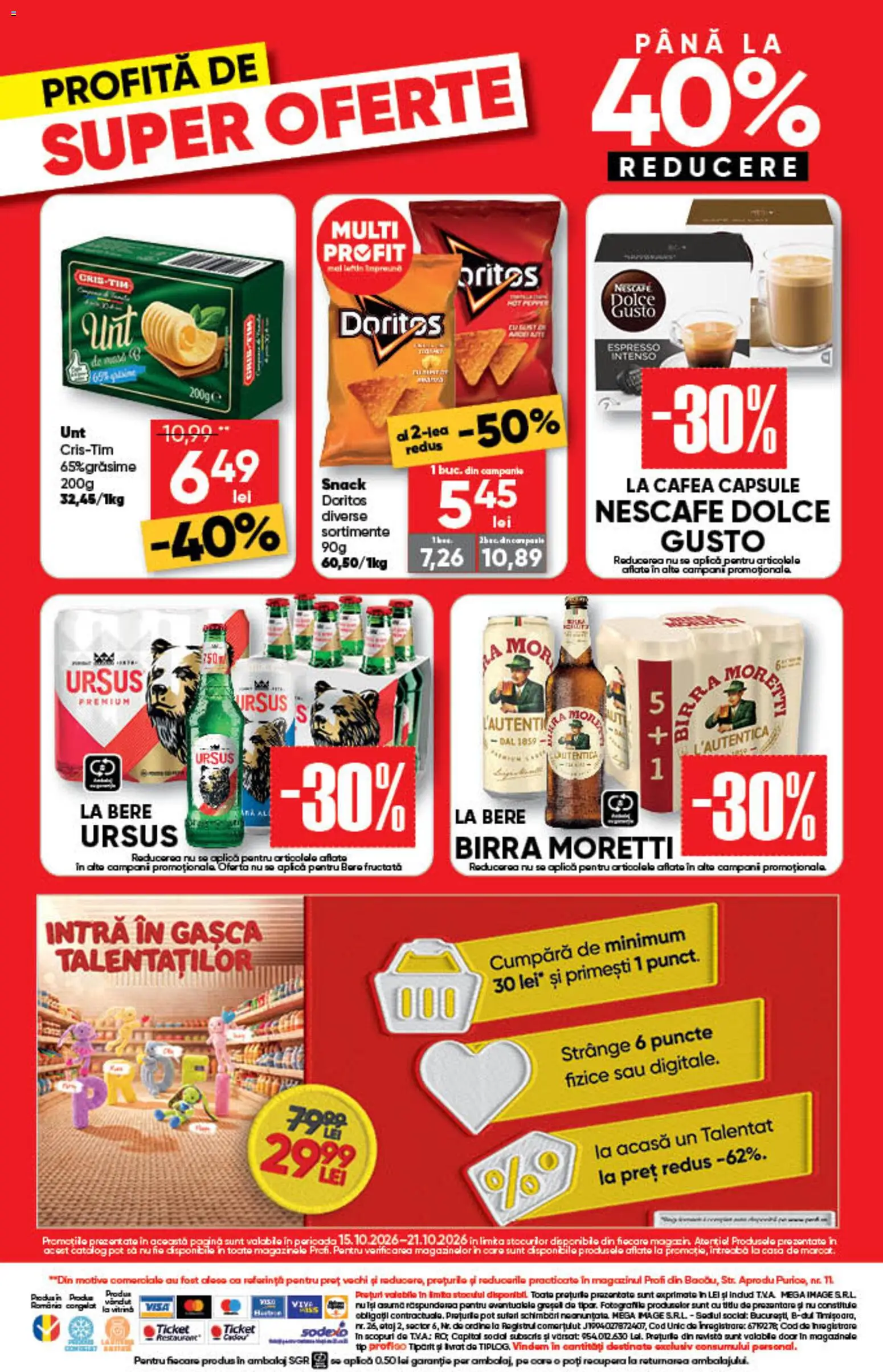 Catalog Profi 15 - 20 Octombrie 2026 | Pagina 4 | Produse: Unt, Cafea, Bere, Tip