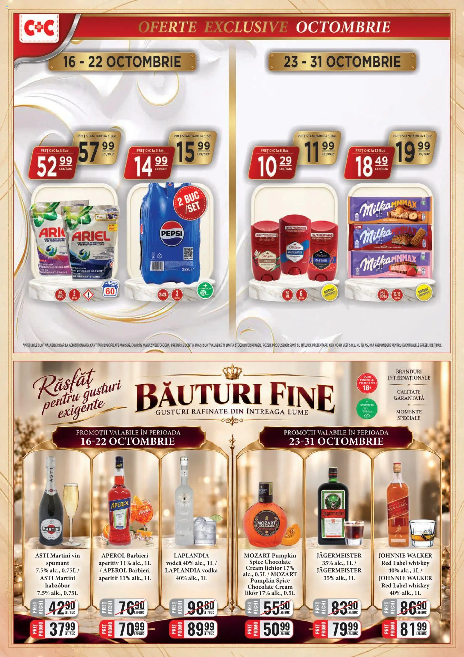 Catalog CBA 16 - 30 Octombrie 2026 | Pagina 12 | Produse: Martini, Pepsi, Whiskey, Aperol