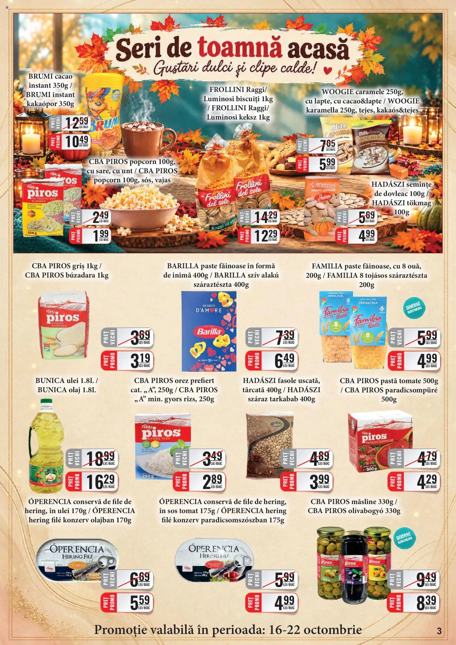 Catalog CBA 16 - 30 Octombrie 2026 | Pagina 3 | Produse: Dovleac, Unt, Orez, Orez prefiert
