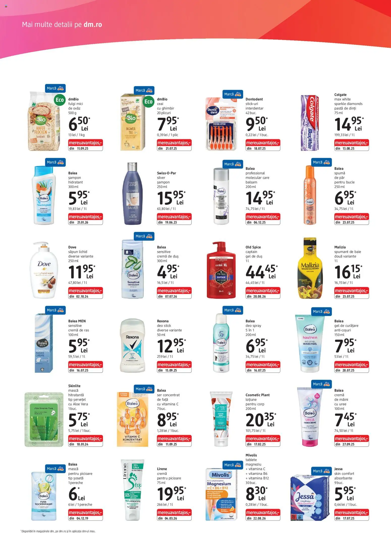 Catalog DM Drogerie Markt 15 Octombrie - 3 Noiembrie 2026 | Pagina 2 | Produse: Bio, Gel de curățare, Ceai, Tip
