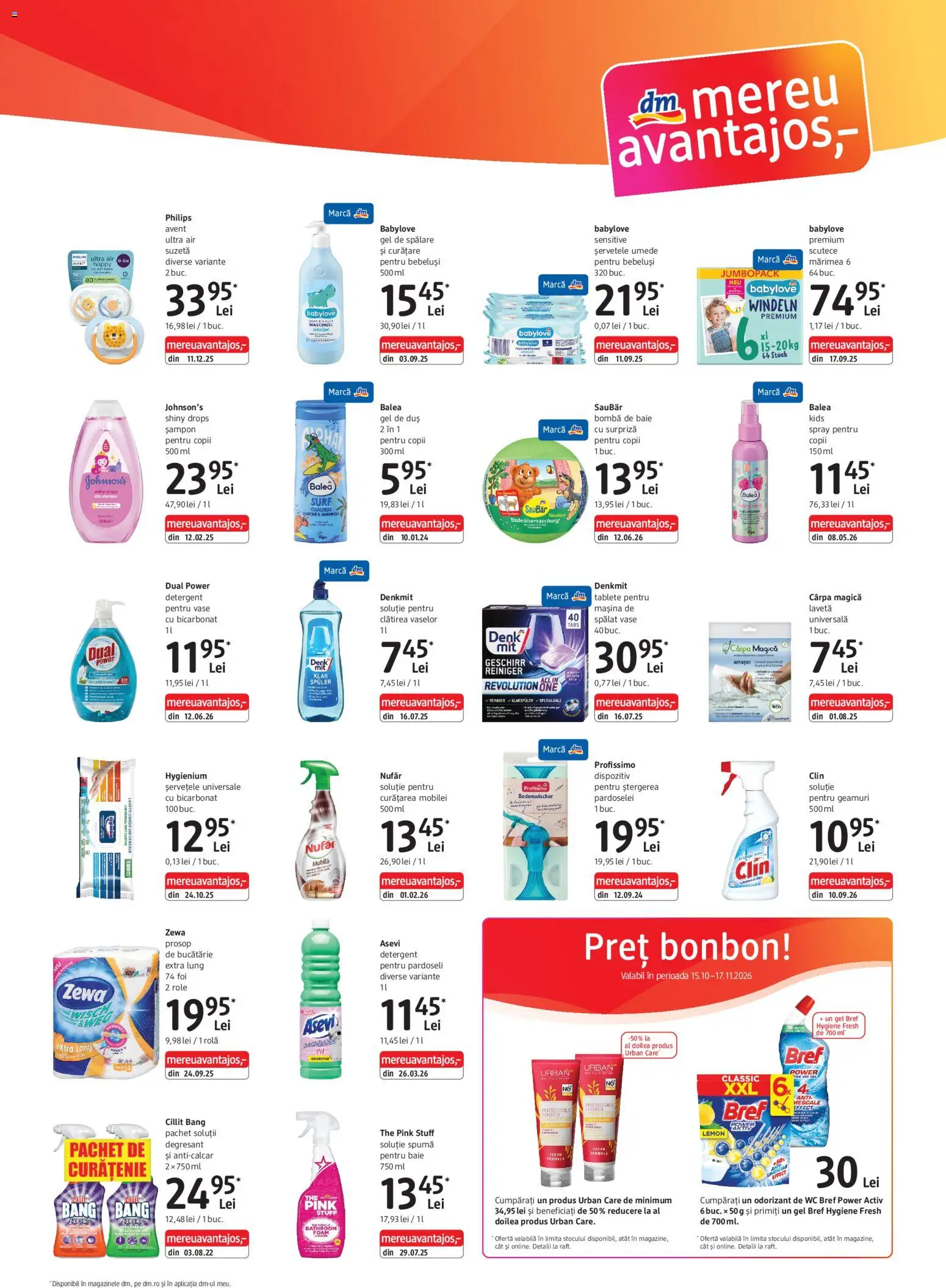 Catalog DM Drogerie Markt 15 Octombrie - 3 Noiembrie 2026 | Pagina 3 | Produse: Philips, Bucătărie, Șervețele umede, Hygiene
