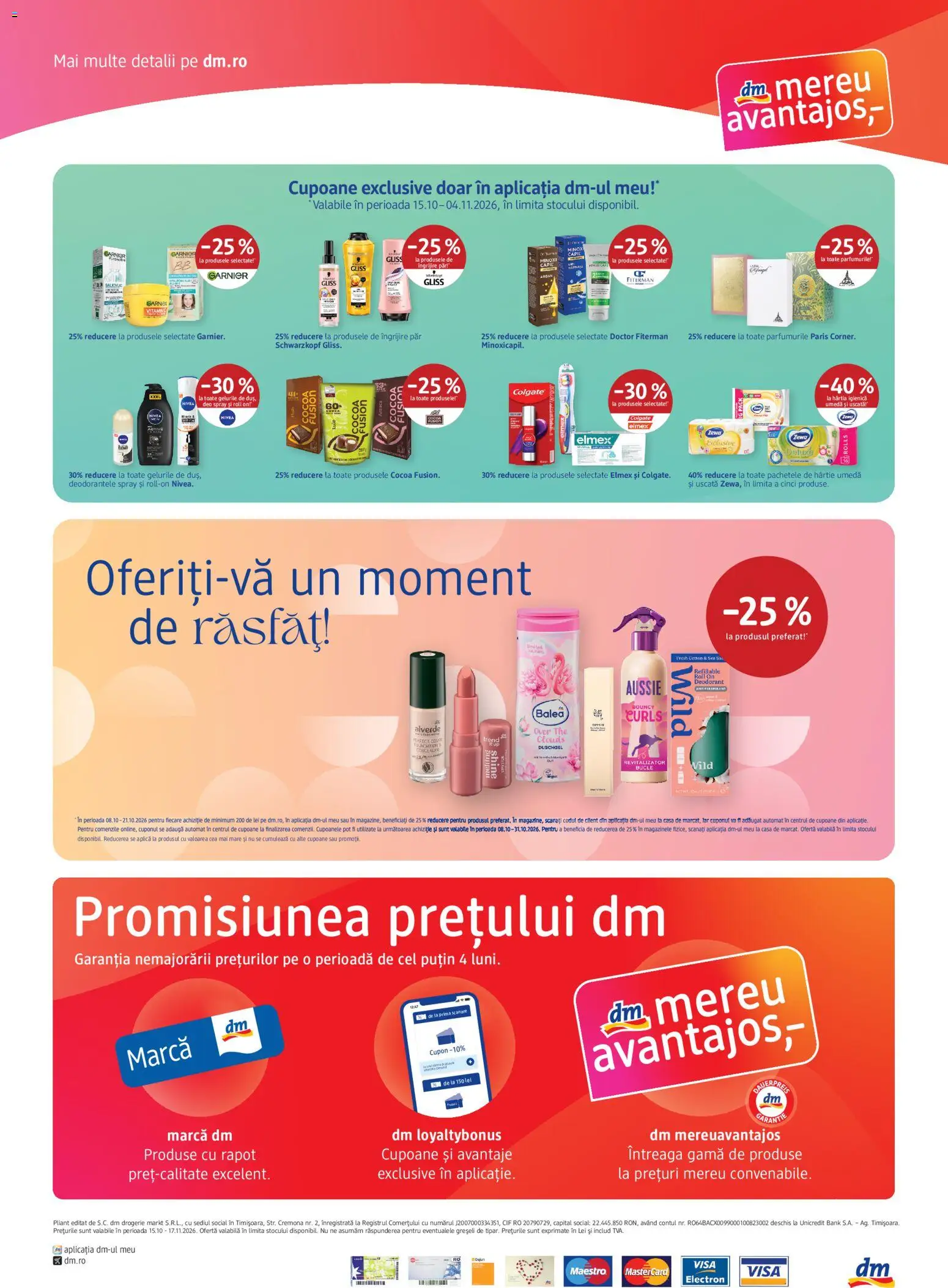 Catalog DM Drogerie Markt 15 Octombrie - 3 Noiembrie 2026 | Pagina 4 | Produse: Nivea, Active, Concealer, Deodorant