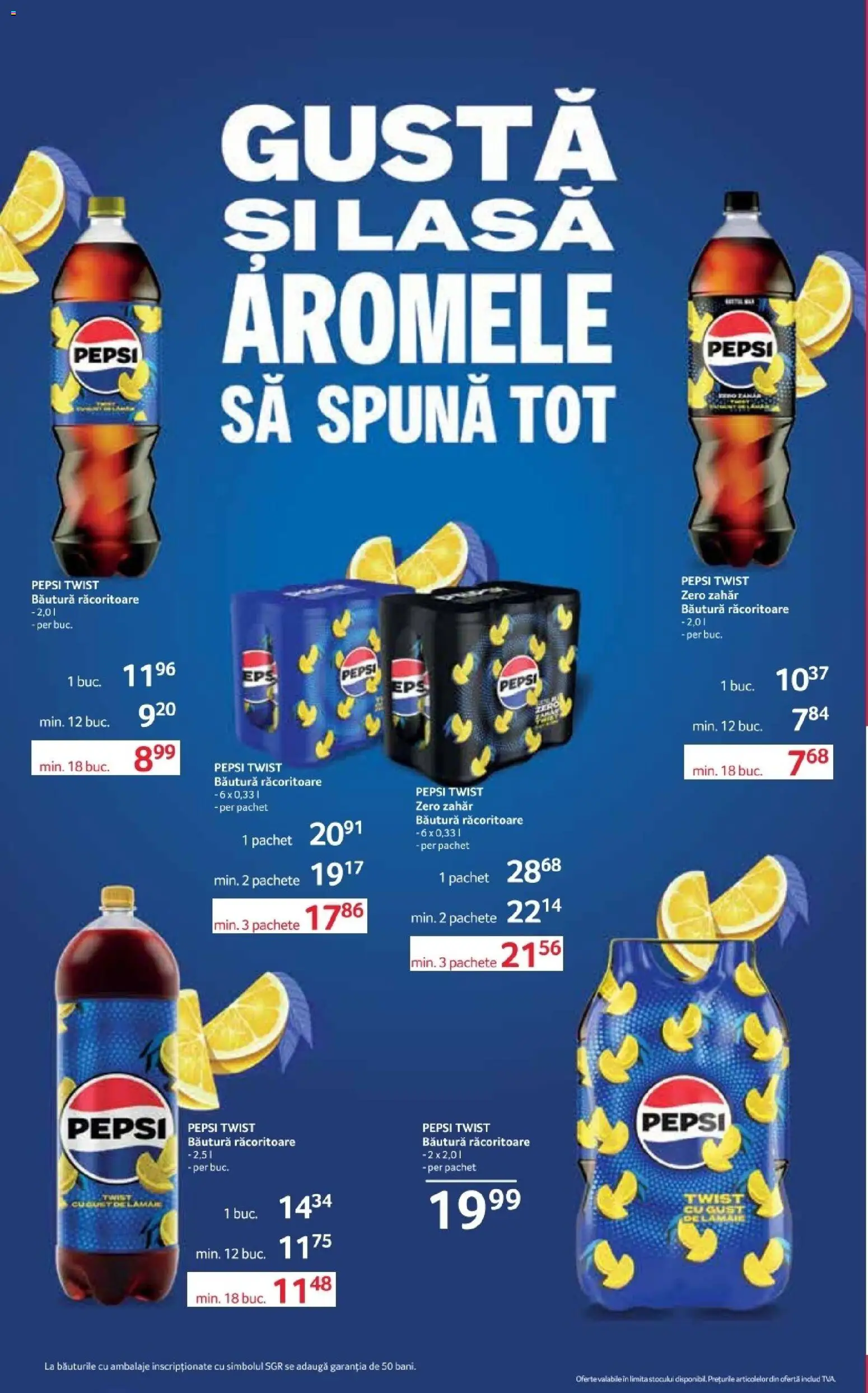 Catalog Selgros 16 - 28 Octombrie 2026 | Pagina 20 | Produse: Zero, Bautura racoritoare, Pepsi, Zahăr