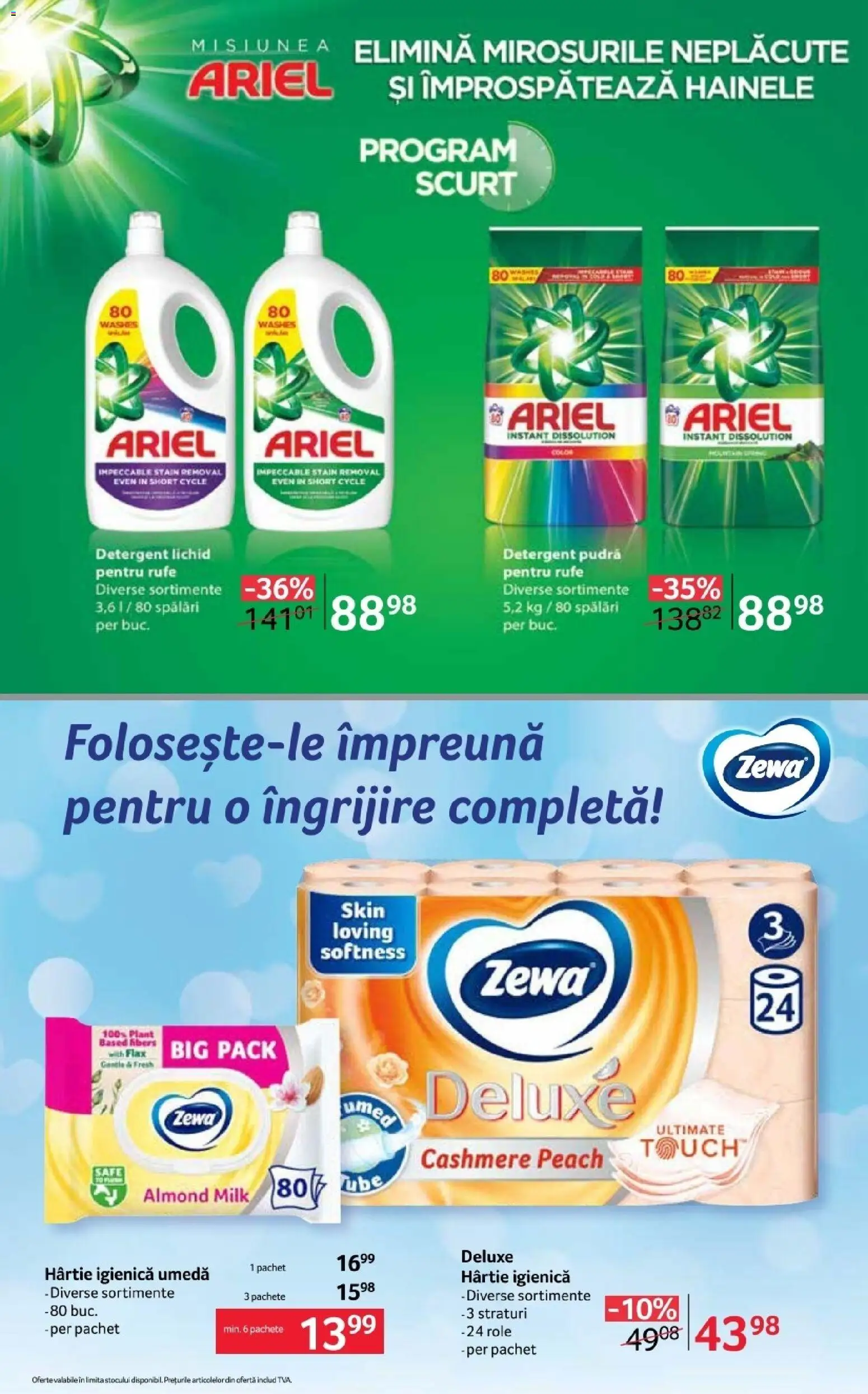 Catalog Selgros 16 - 28 Octombrie 2026 | Pagina 23 | Produse: Role, Pudră, Detergent, Deluxe