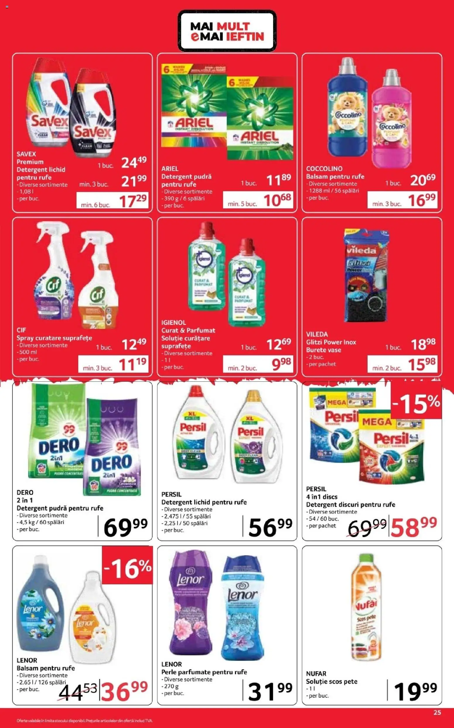 Catalog Selgros 16 - 28 Octombrie 2026 | Pagina 25 | Produse: Vase, Perle, Balsam pentru rufe, Power