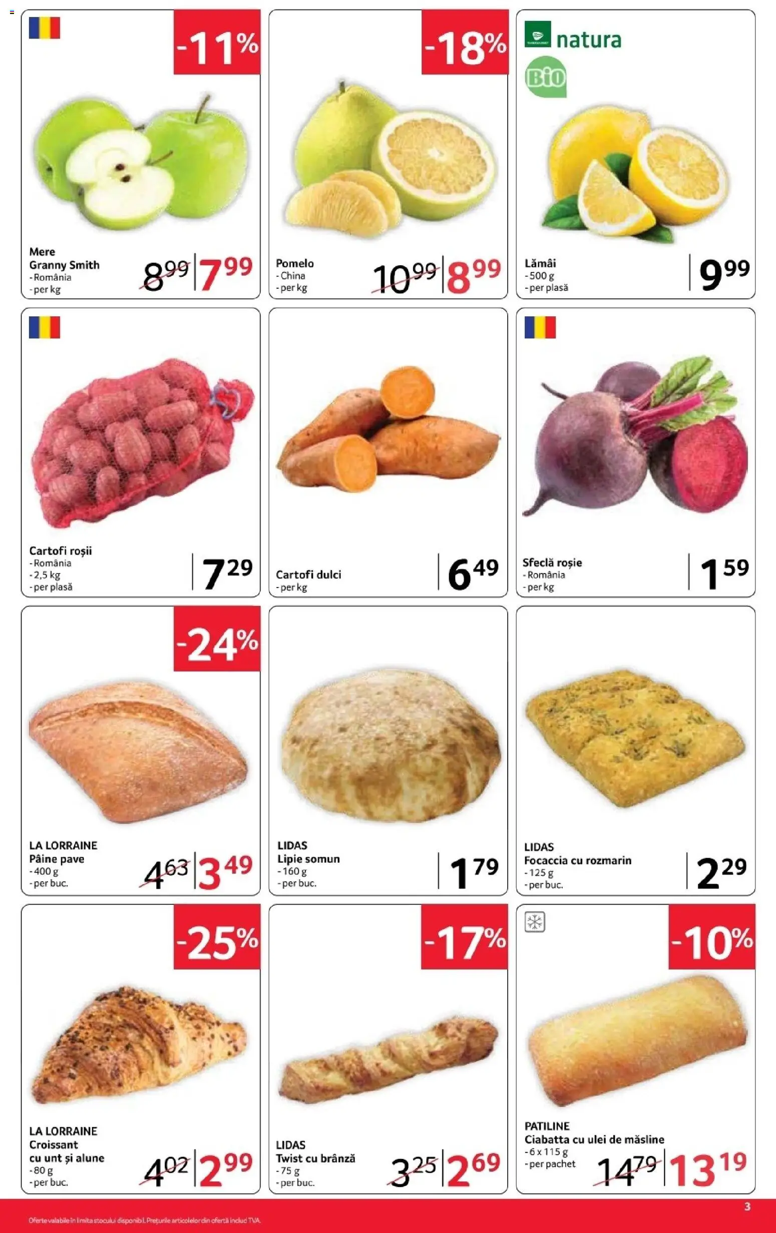 Catalog Selgros 16 - 28 Octombrie 2026 | Pagina 3 | Produse: Croissant, Cartofi dulci, Ulei, Cartofi