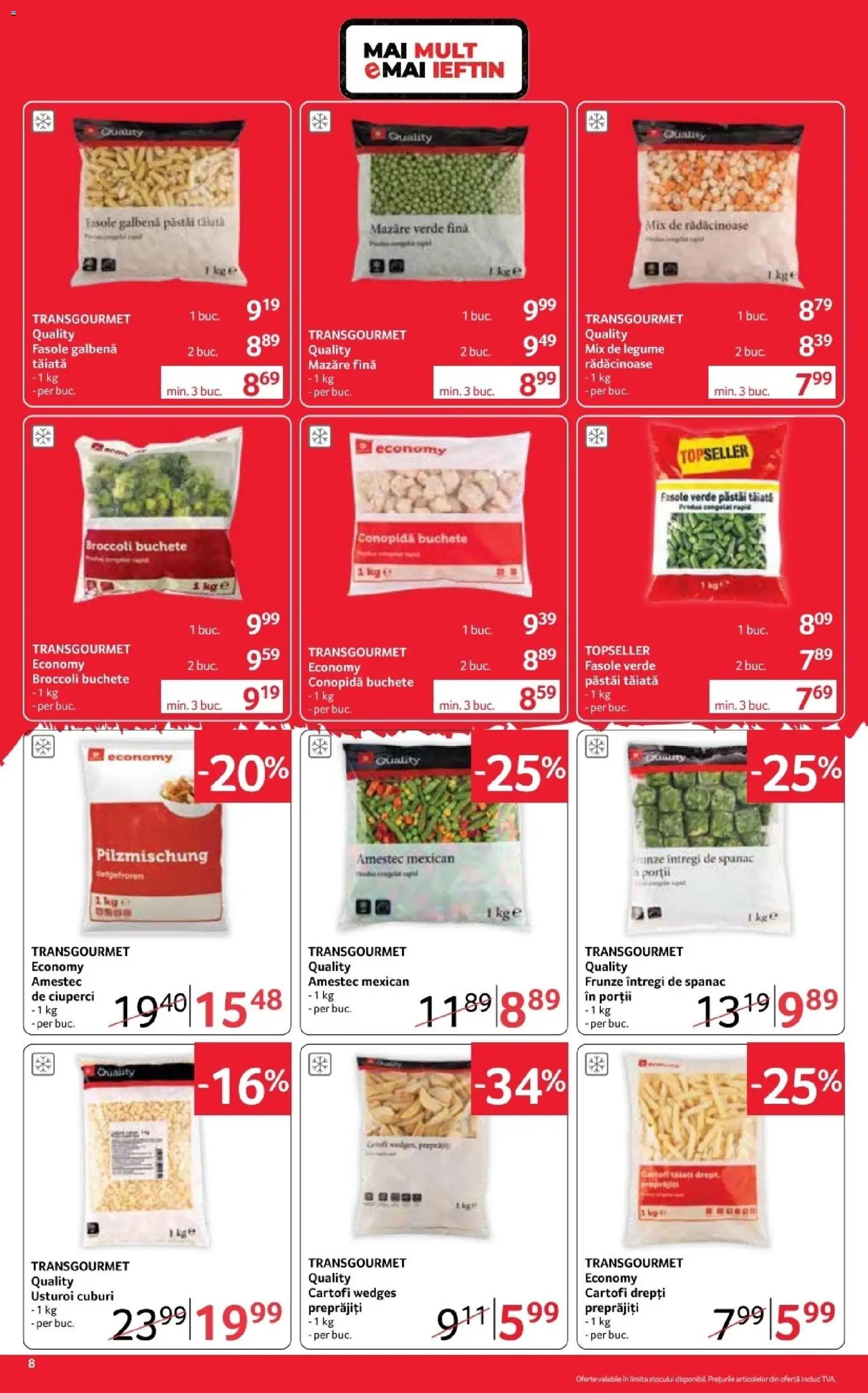 Catalog Selgros 16 - 28 Octombrie 2026 | Pagina 8 | Produse: Broccoli, Cartofi, Legume, Usturoi