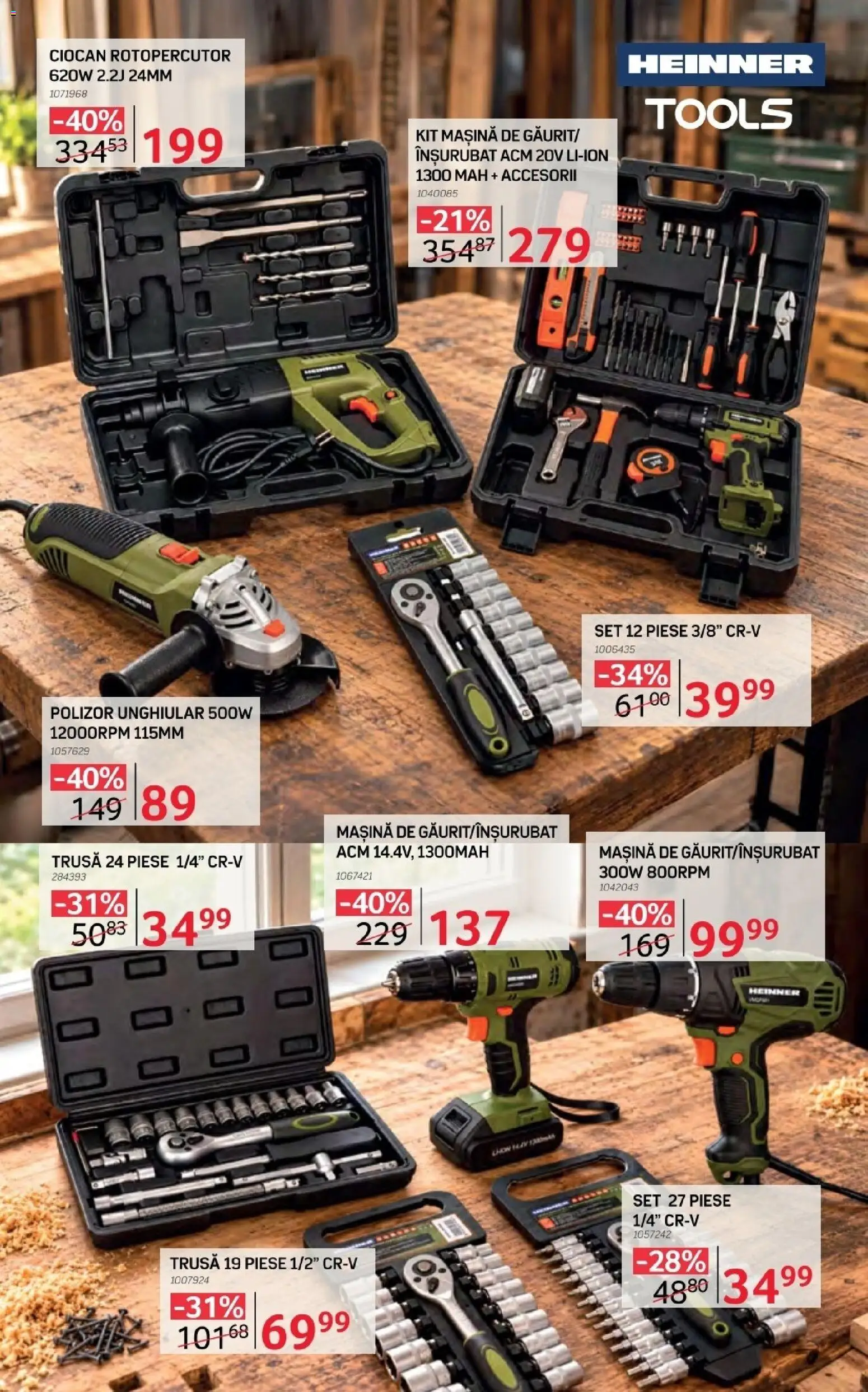 Catalog Selgros 16 Octombrie - 11 Noiembrie 2026 | Pagina 11 | Produse: Ciocan rotopercutor, Polizor, Polizor Unghiular