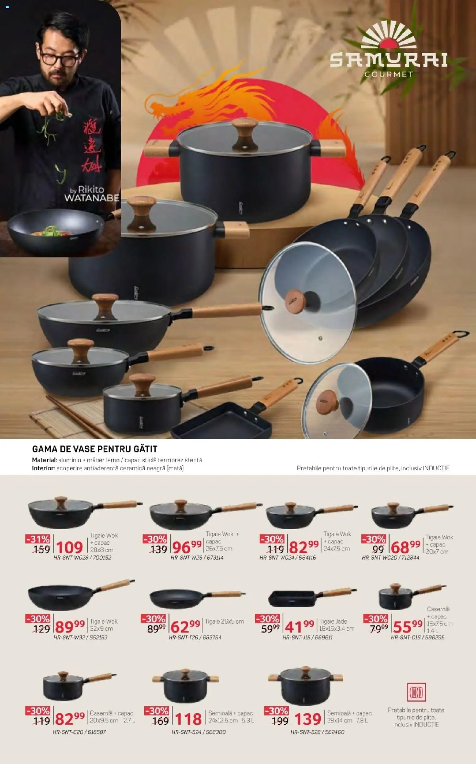 Catalog Selgros 16 Octombrie - 11 Noiembrie 2026 | Pagina 4 | Produse: Tigaie, Caserola, Vase, Mâner