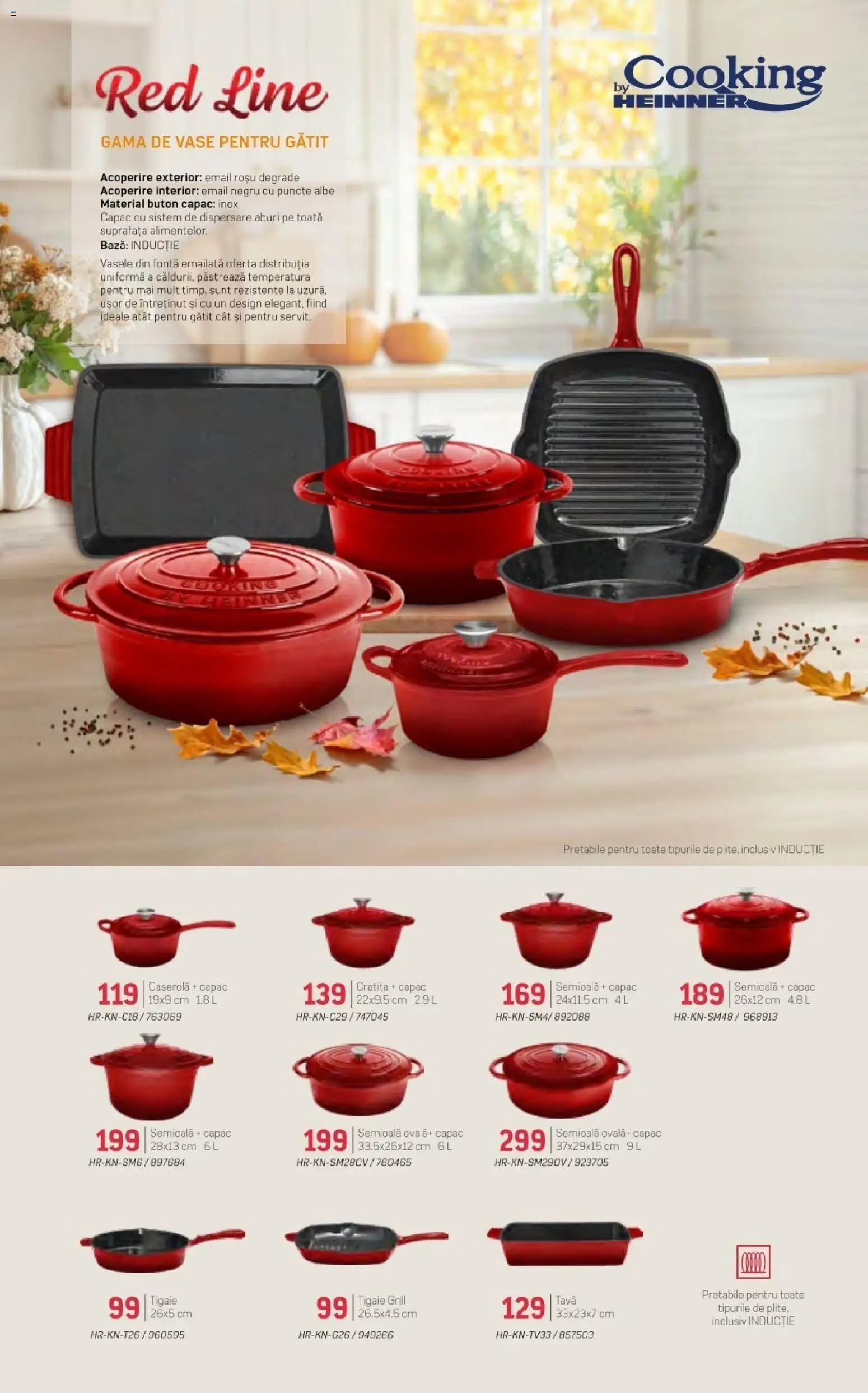 Catalog Selgros 16 Octombrie - 11 Noiembrie 2026 | Pagina 5 | Produse: Tava, Tigaie, Cratiță, Caserola