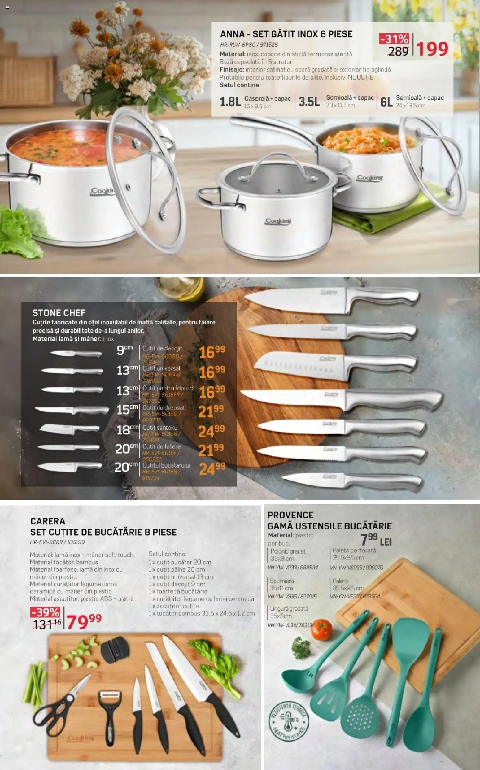 Catalog Selgros 16 Octombrie - 11 Noiembrie 2026 | Pagina 6 | Produse: Mâner, Tocător, Tip, Legume