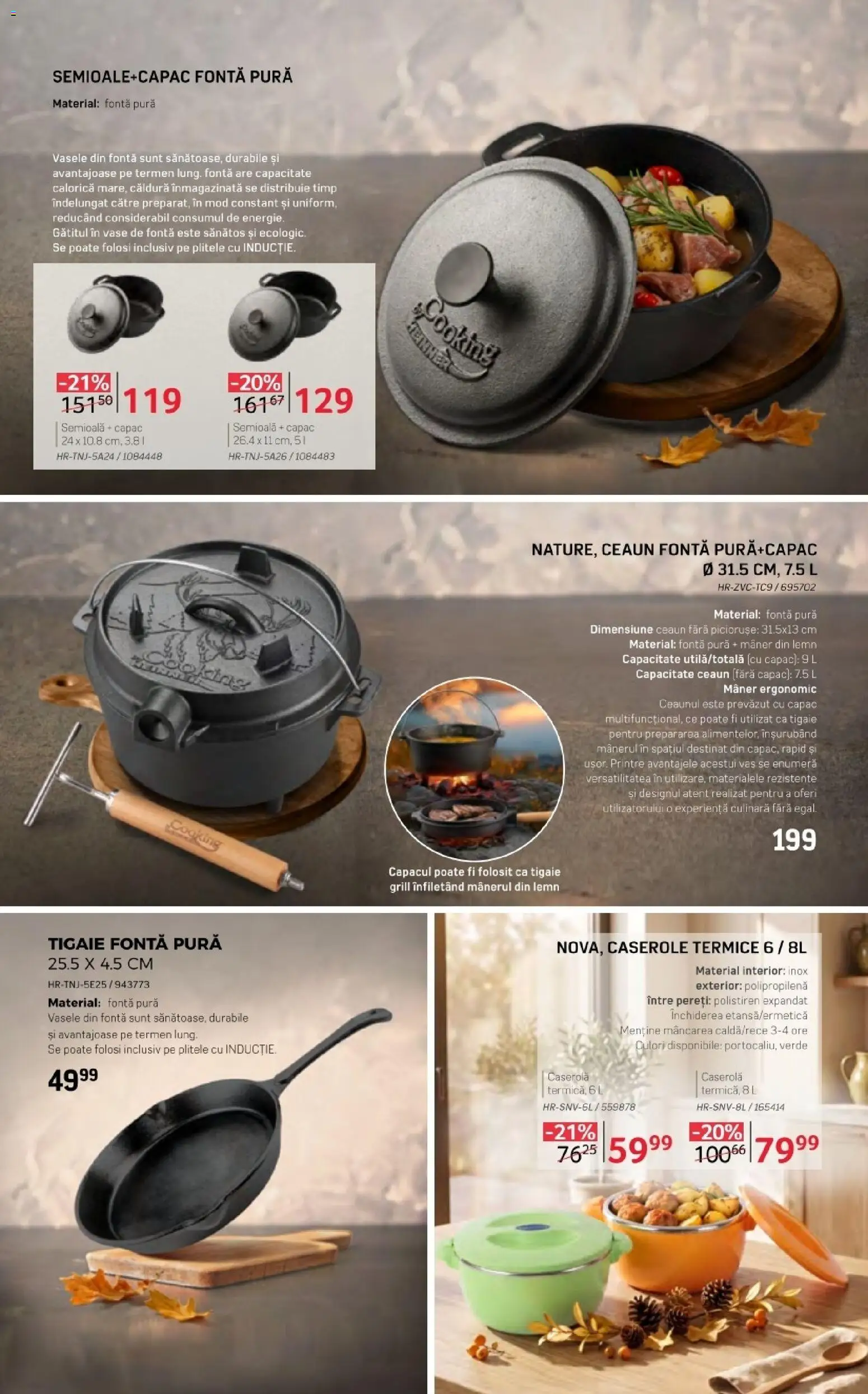 Catalog Selgros 16 Octombrie - 11 Noiembrie 2026 | Pagina 7 | Produse: Tigaie, Vase, Mâner, Polistiren