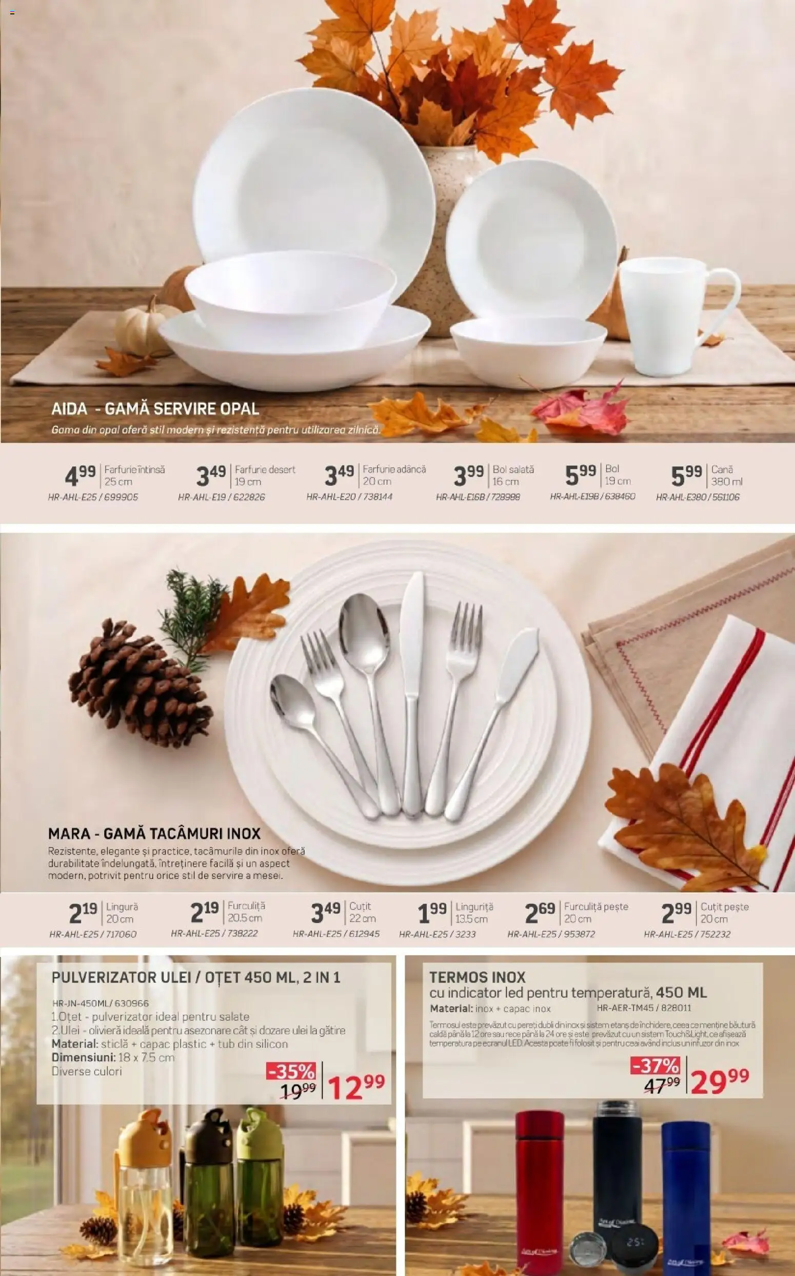 Catalog Selgros 16 Octombrie - 11 Noiembrie 2026 | Pagina 9 | Produse: Bol, Cuțit, Farfurie, Salată