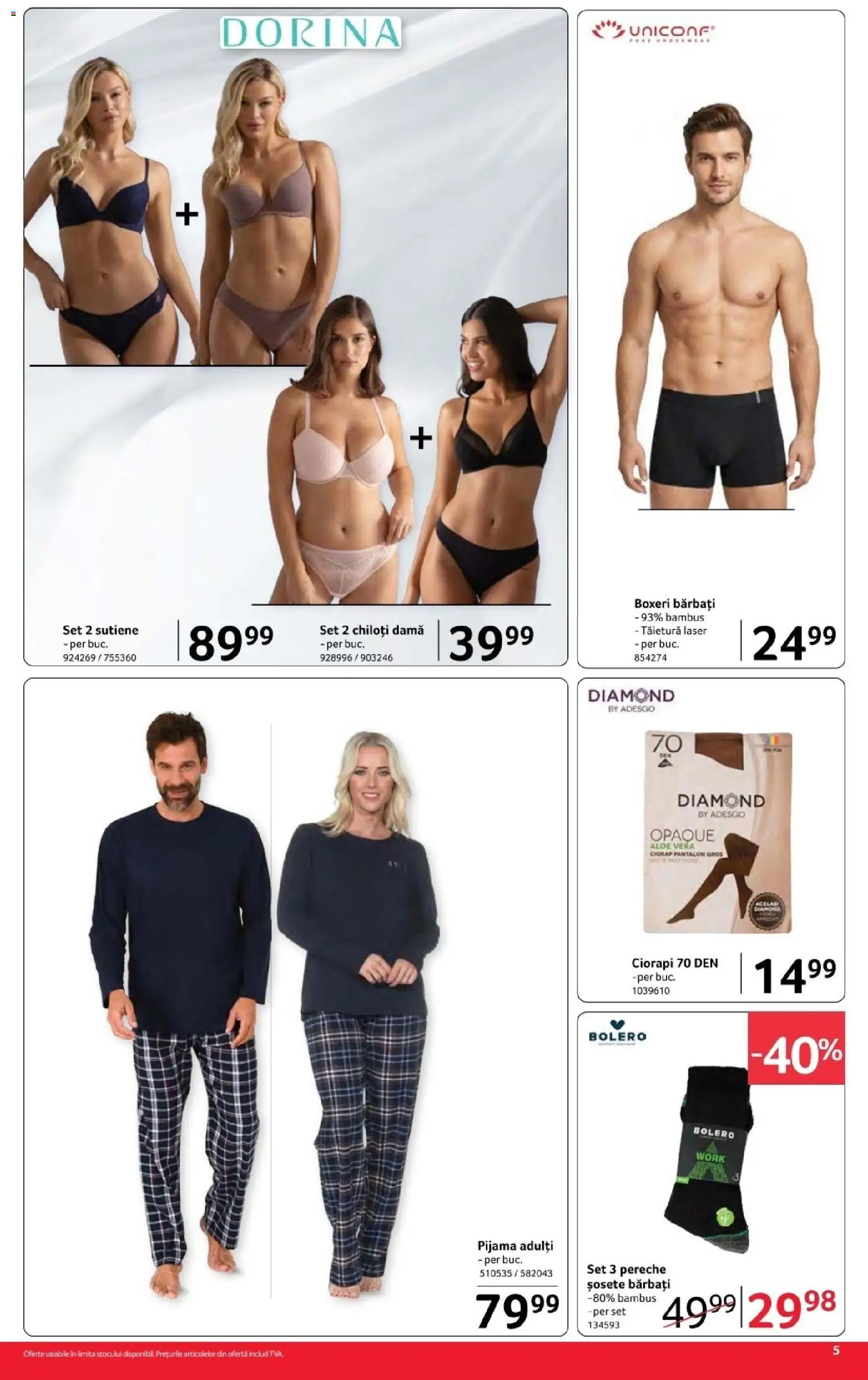 Catalog Selgros 16 - 28 Octombrie 2026 | Pagina 5 | Produse: Aloe vera, Pijamă, Chiloți, Boxeri