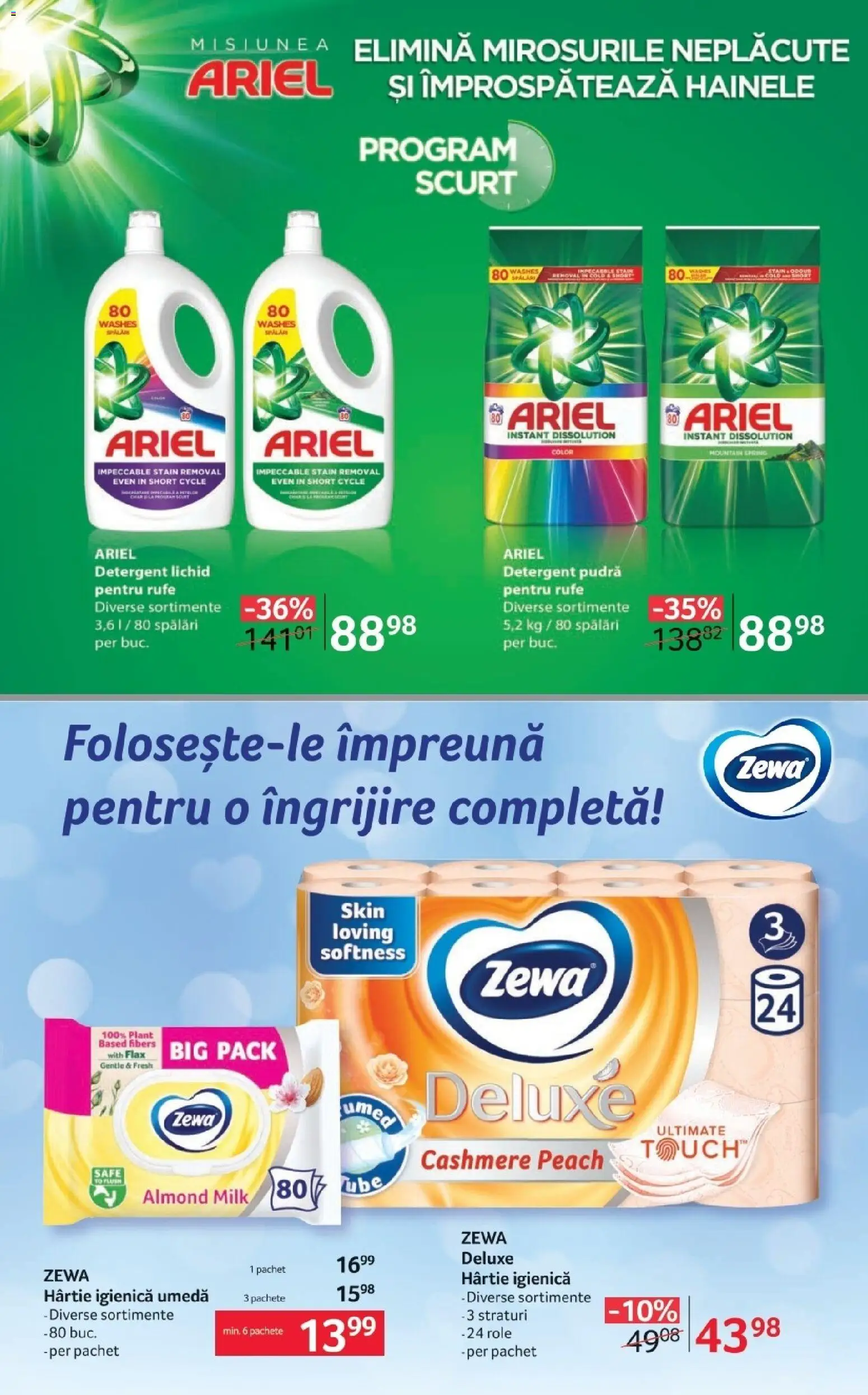 Catalog Selgros 16 - 28 Octombrie 2026 | Pagina 15 | Produse: Role, Pudră, Detergent, Deluxe