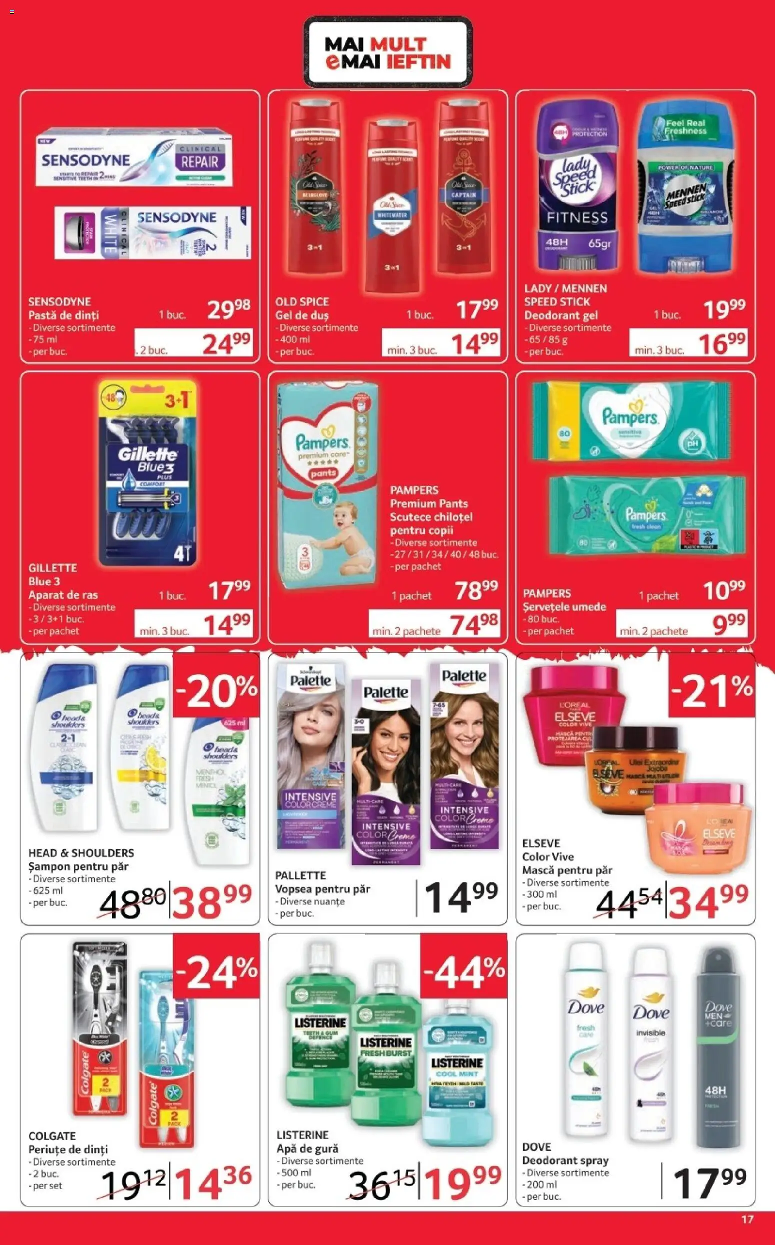 Catalog Selgros 16 - 28 Octombrie 2026 | Pagina 17 | Produse: Aparat De Ras, Gel de duș, Pastă de dinți, Plus