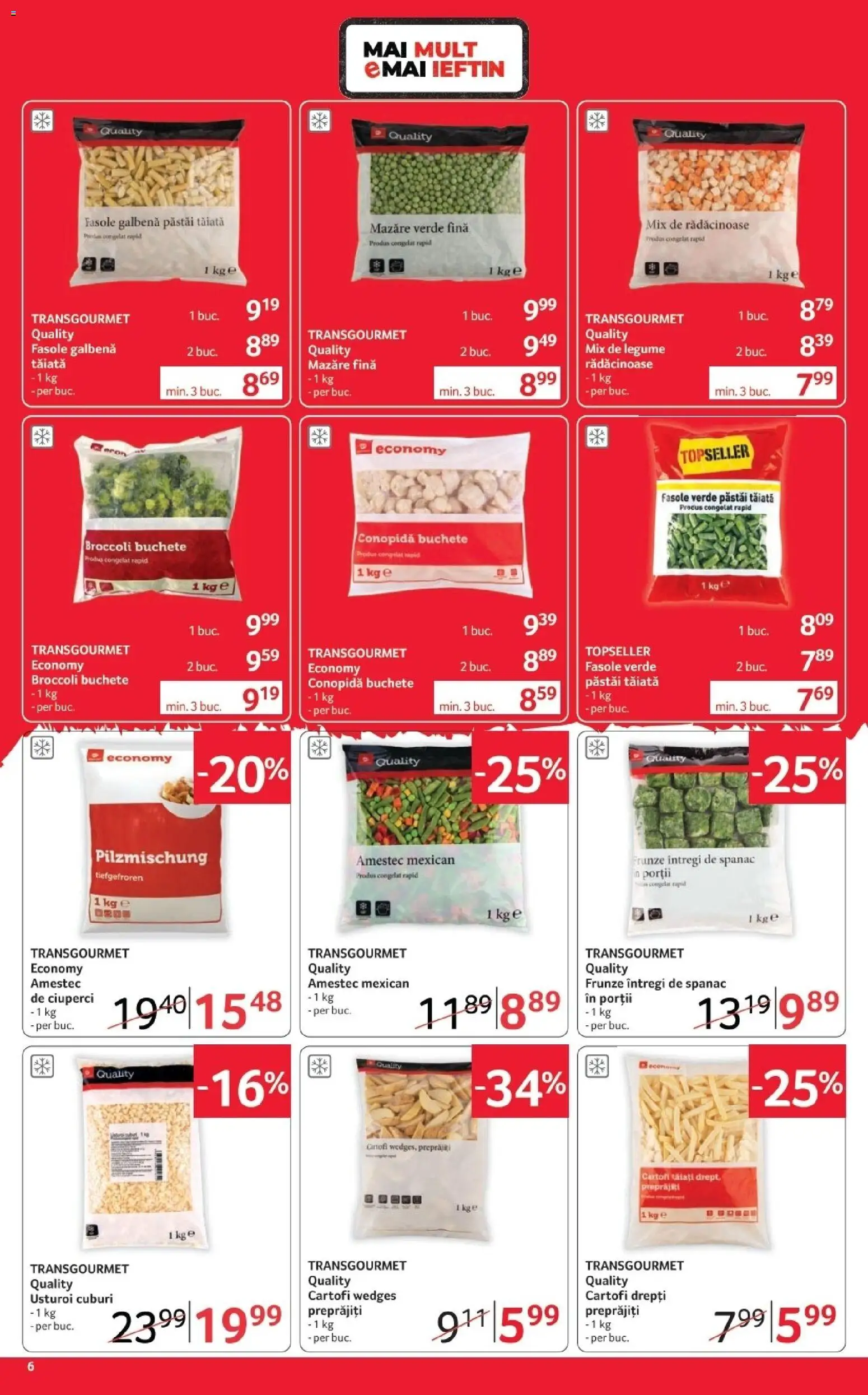 Catalog Selgros 16 - 28 Octombrie 2026 | Pagina 6 | Produse: Spanac, Amestec, Broccoli, Usturoi