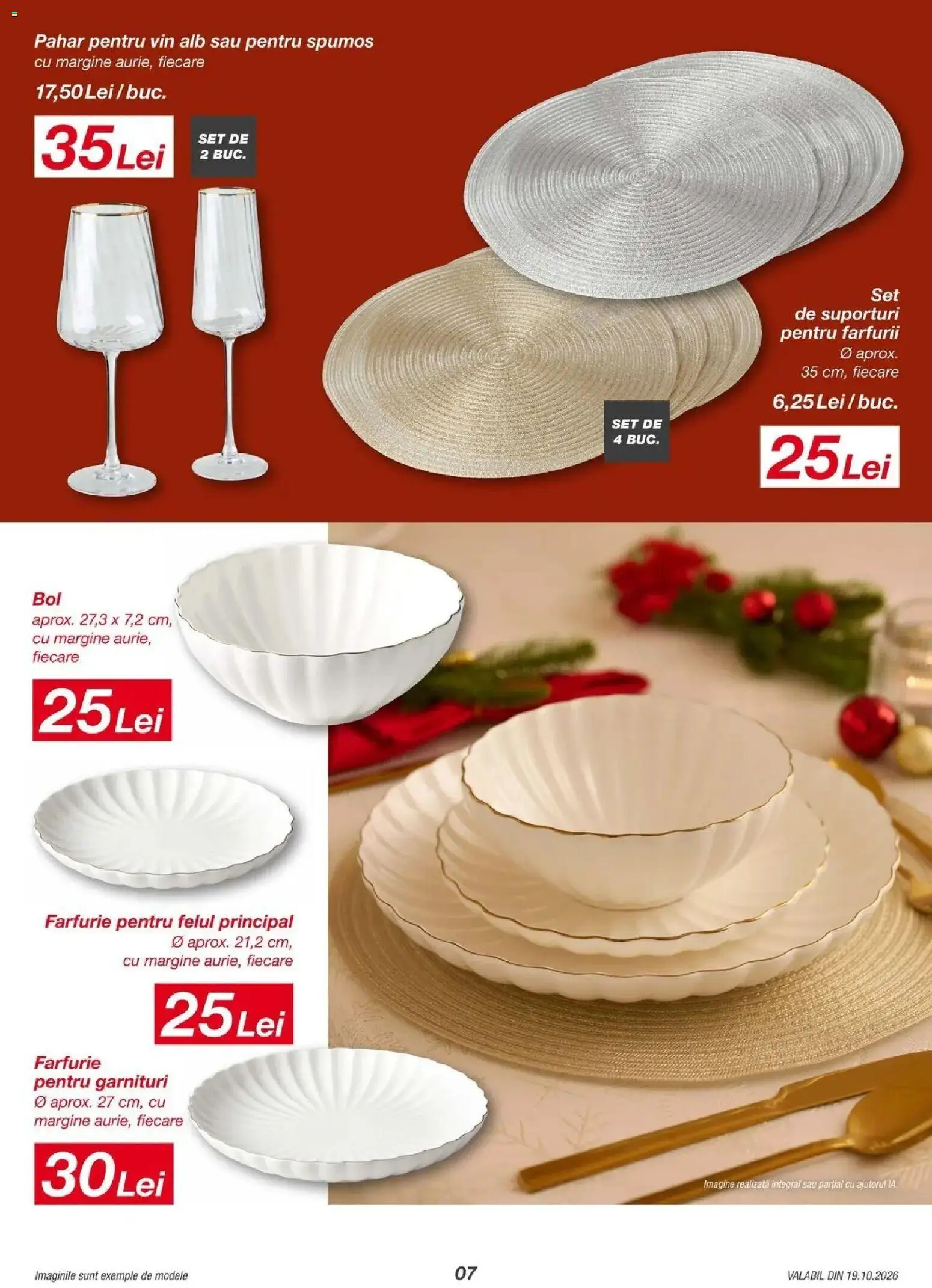 Catalog Kik 19 - 23 Octombrie 2026 | Pagina 7 | Produse: Vin alb, Farfurie, Vin