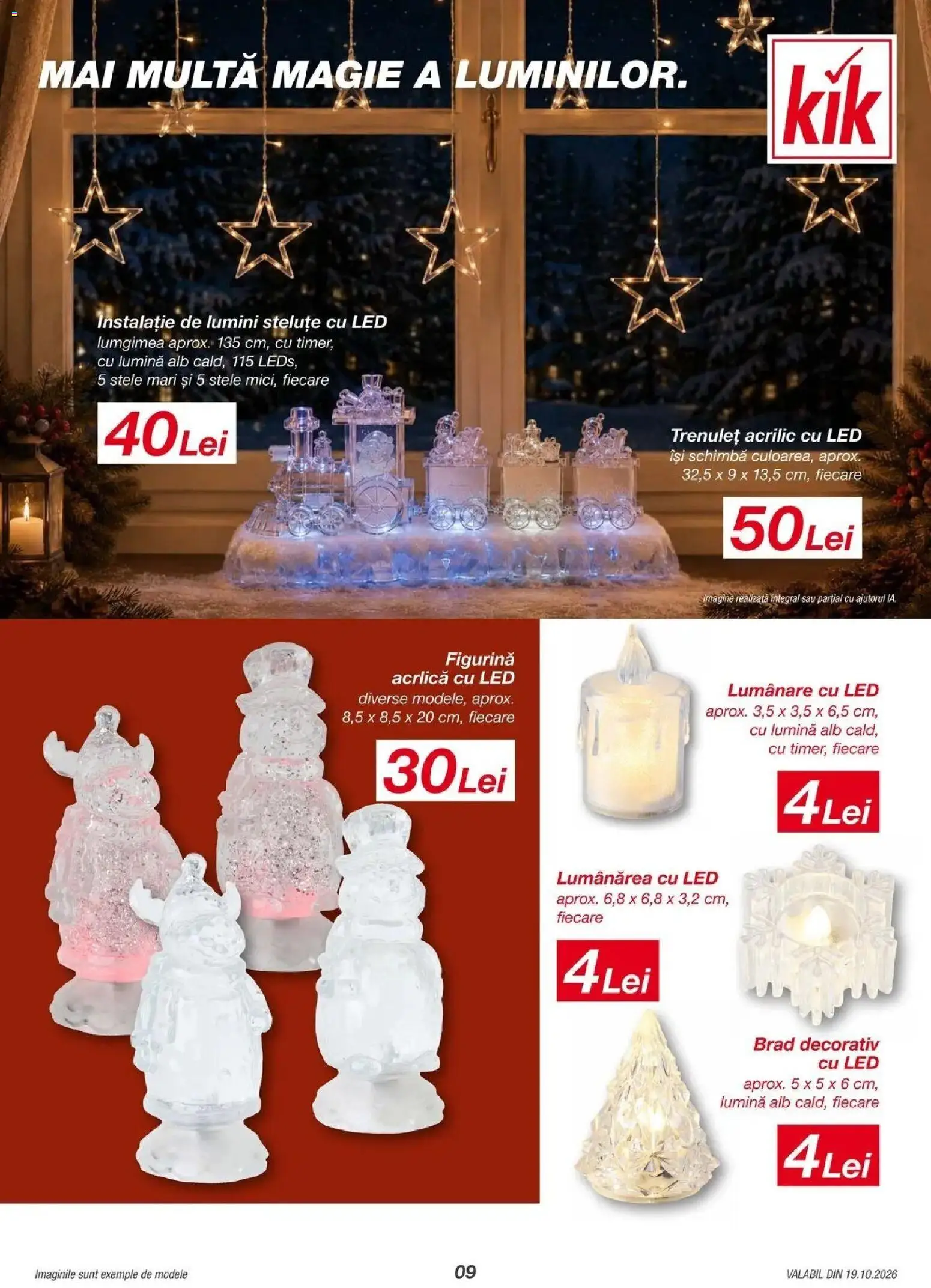Catalog Kik 19 - 23 Octombrie 2026 | Pagina 9 | Produse: Lumină, LED, Lumânare, Lumini