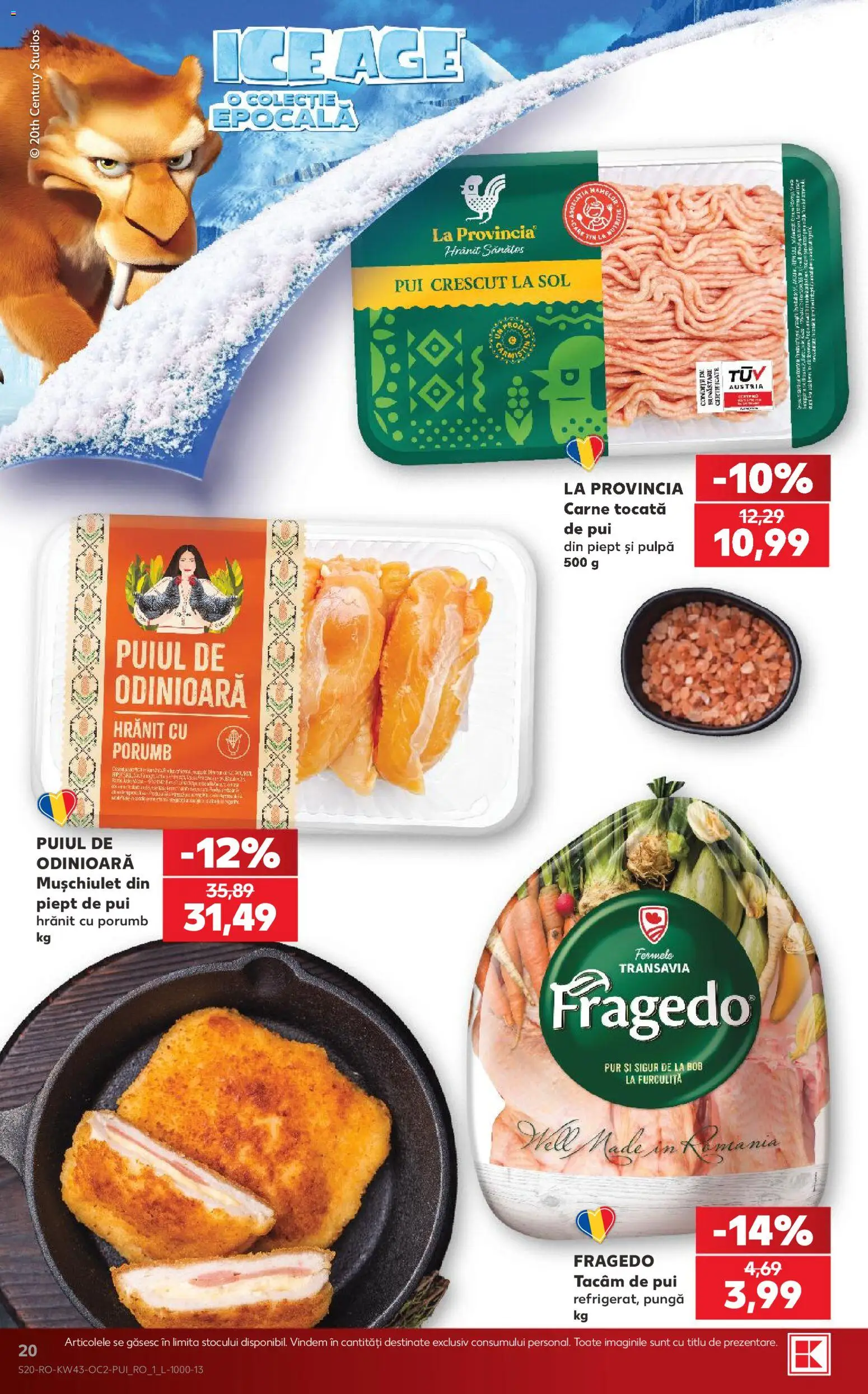 Catalog Kaufland 21 - 26 Octombrie 2026 | Pagina 20 | Produse: Pungă, La provincia, Carne Tocată de Pui, Porumb