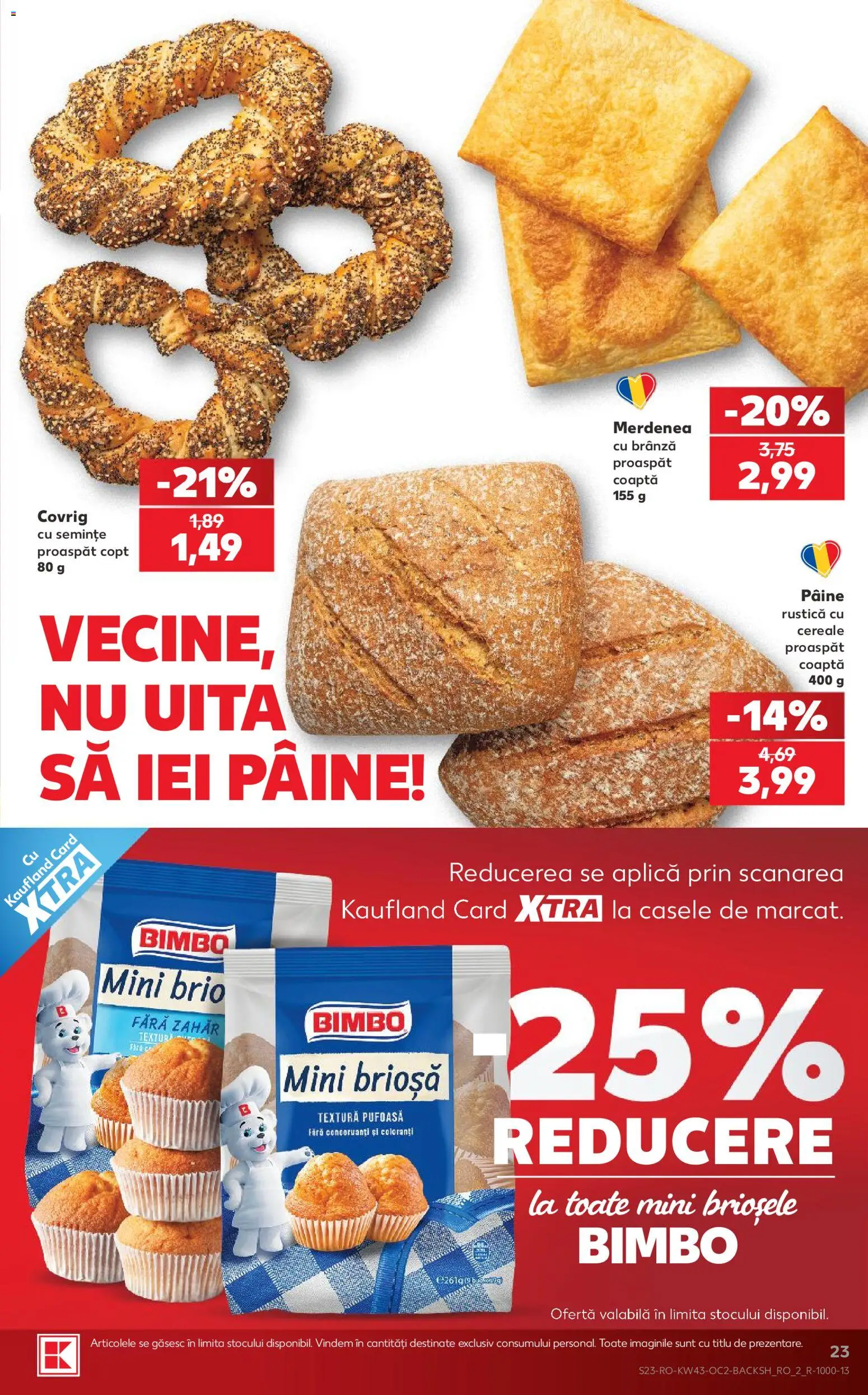 Catalog Kaufland 21 - 26 Octombrie 2026 | Pagina 23 | Produse: Aplică, Brânză, Cereale, Zahăr