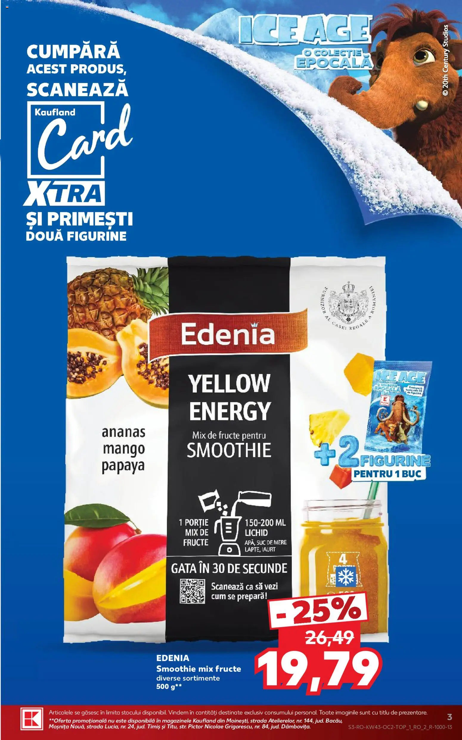 Catalog Kaufland 21 - 26 Octombrie 2026 | Pagina 3 | Produse: Iaurt, Suc, Mere, Fructe