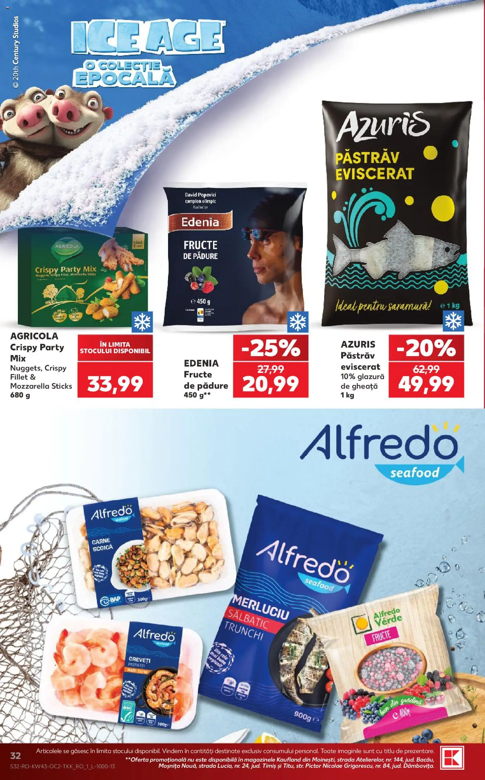 Catalog Kaufland 21 - 26 Octombrie 2026 | Pagina 32 | Produse: Agricola, Fructe de pădure, Trunchi, Fructe