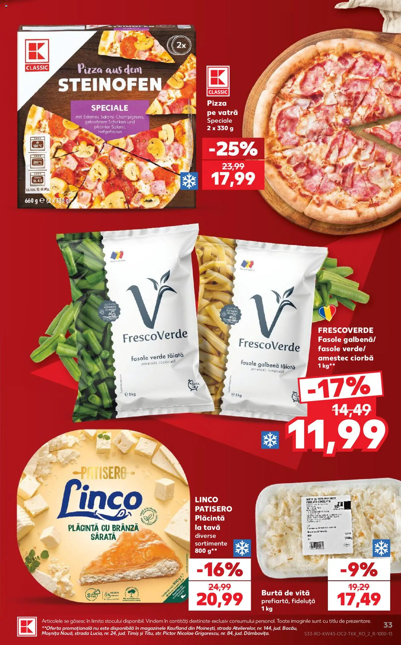 Catalog Kaufland 21 - 26 Octombrie 2026 | Pagina 33 | Produse: Tava, Ciorba, Plăcintă, Amestec