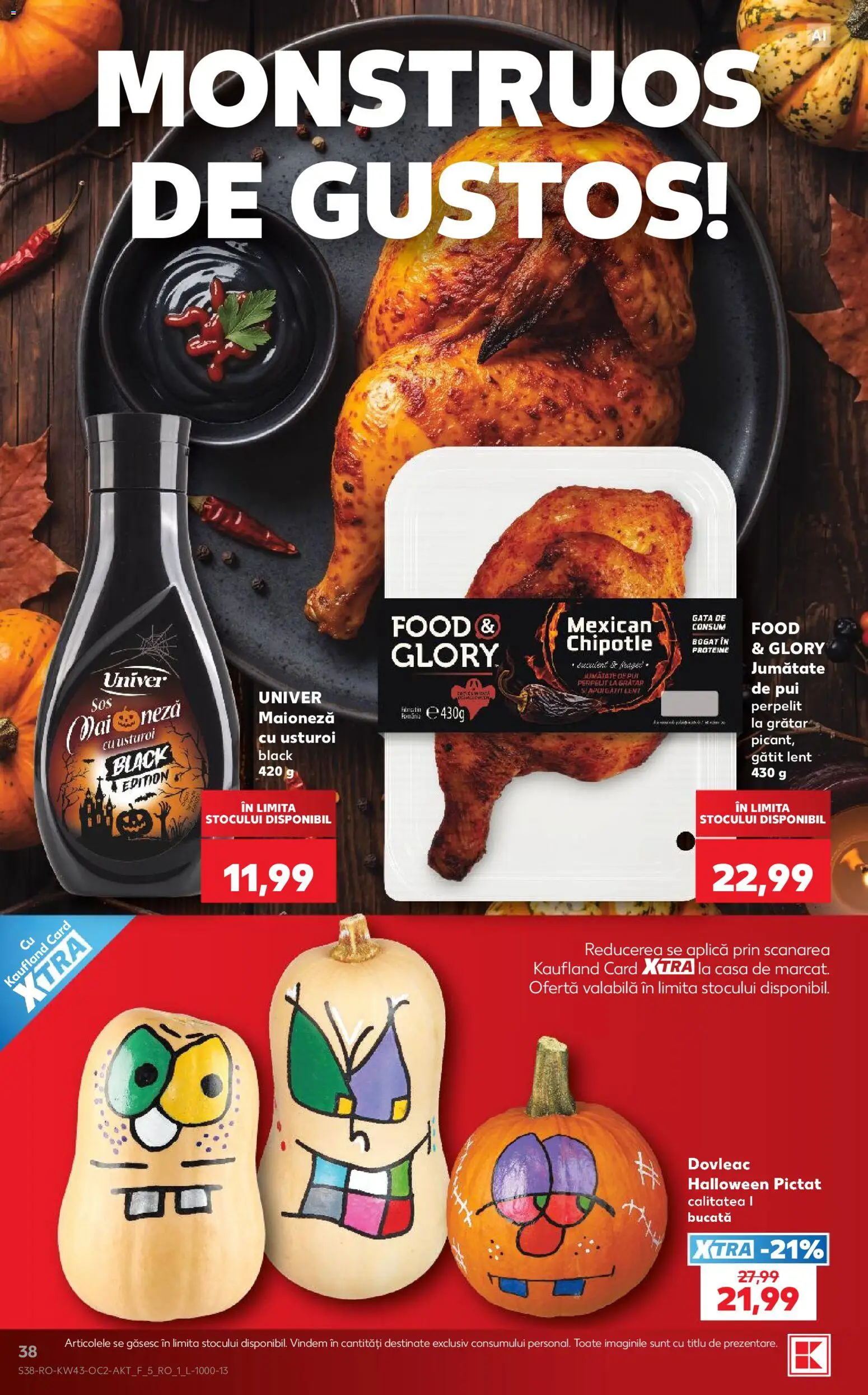 Catalog Kaufland 21 - 26 Octombrie 2026 | Pagina 38 | Produse: Dovleac, Grătar, Usturoi, Black