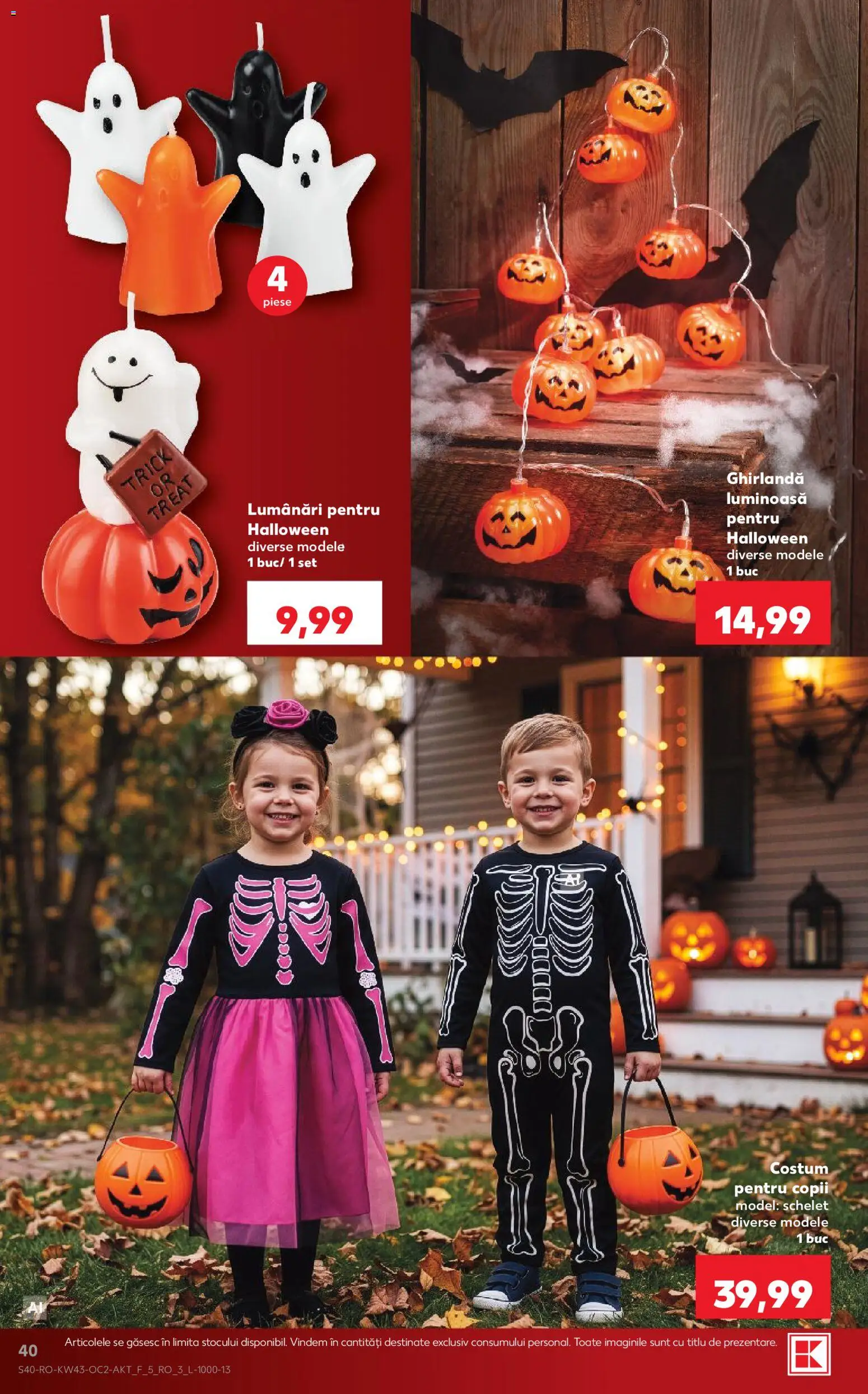 Catalog Kaufland 21 - 26 Octombrie 2026 | Pagina 40 | Produse: Costum