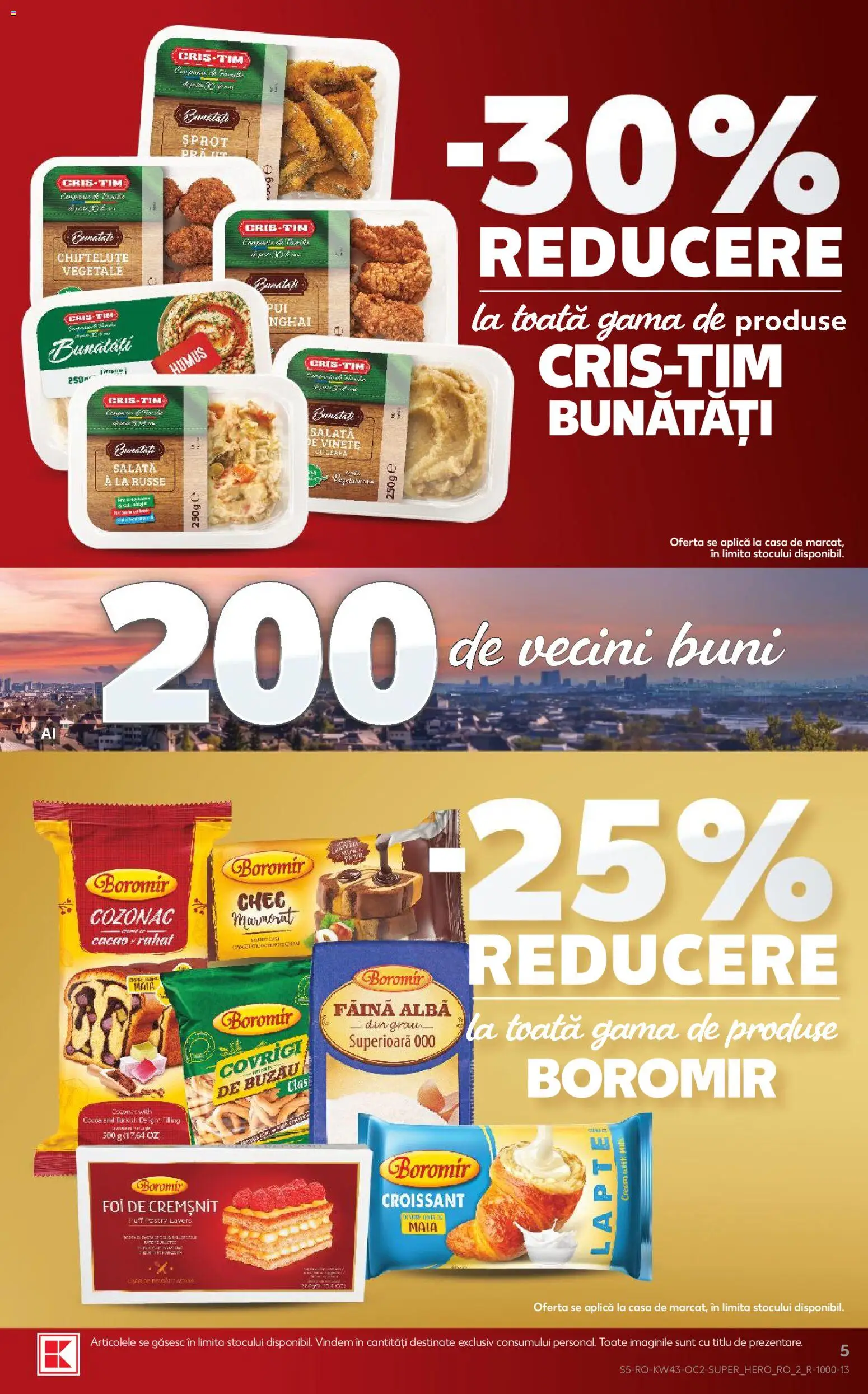 Catalog Kaufland 21 - 26 Octombrie 2026 | Pagina 5 | Produse: Alba, Făină, Cacao, Salată