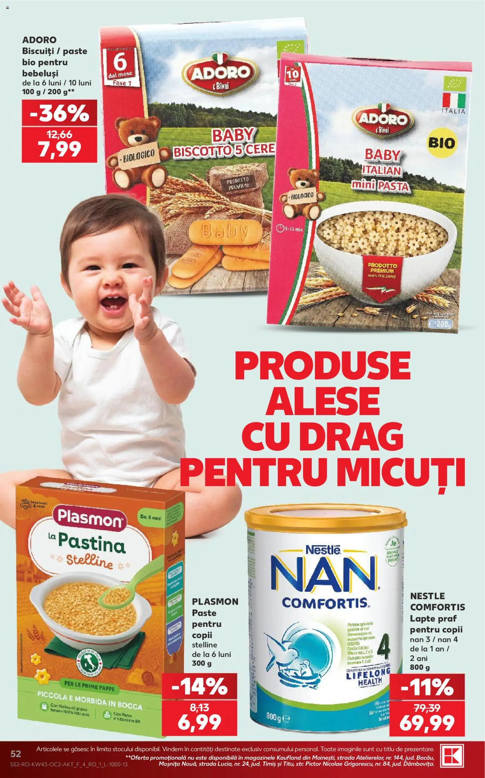 Catalog Kaufland 21 - 26 Octombrie 2026 | Pagina 52 | Produse: Bio, Lapte praf, Premium, Biscuiți