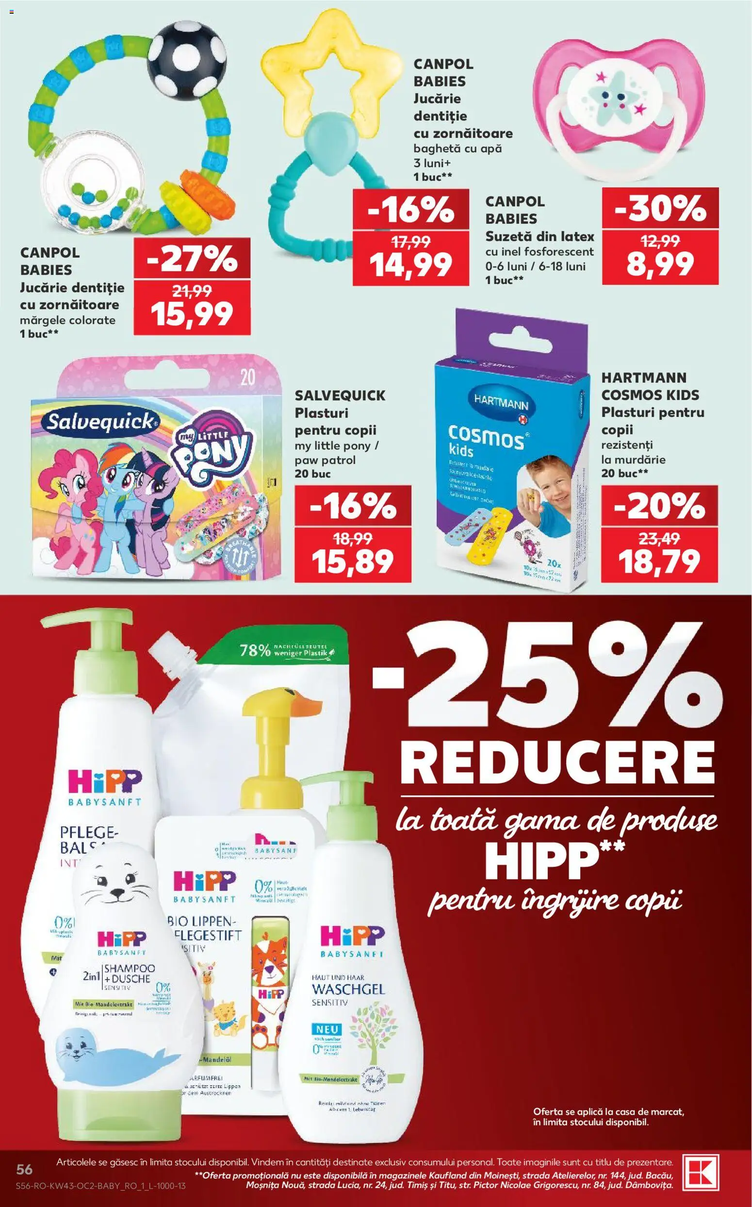 Catalog Kaufland 21 - 26 Octombrie 2026 | Pagina 56 | Produse: Bio, Suzetă, Aplică, Inel