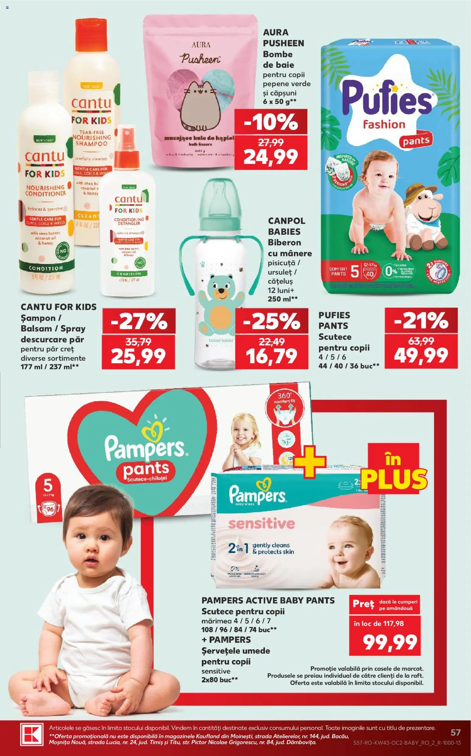 Catalog Kaufland 21 - 26 Octombrie 2026 | Pagina 57 | Produse: Pepene Verde, Balsam, Șervețele umede, Scutece