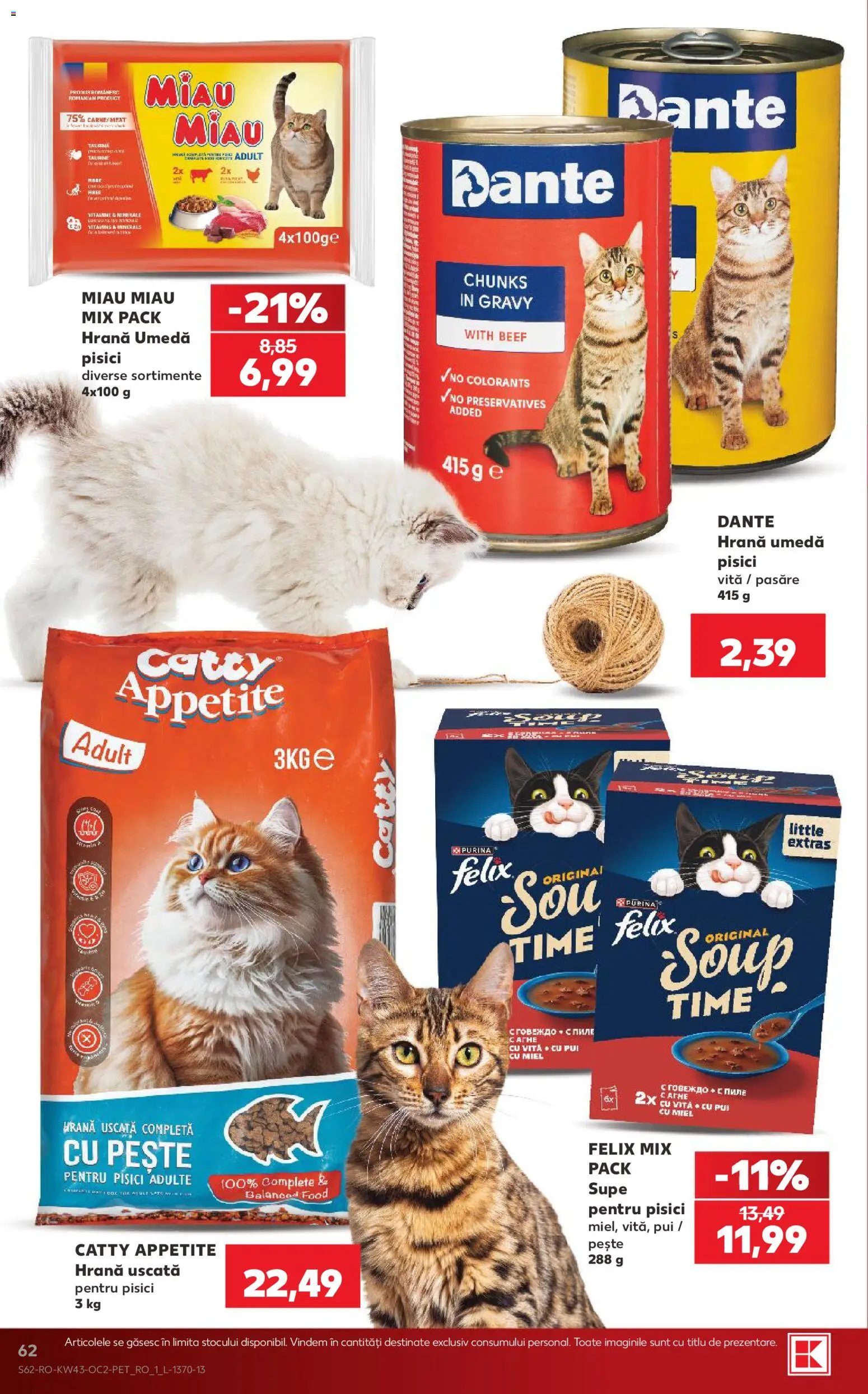 Catalog Kaufland 21 - 26 Octombrie 2026 | Pagina 62 | Produse: Vită, Pui, Miel, Pește