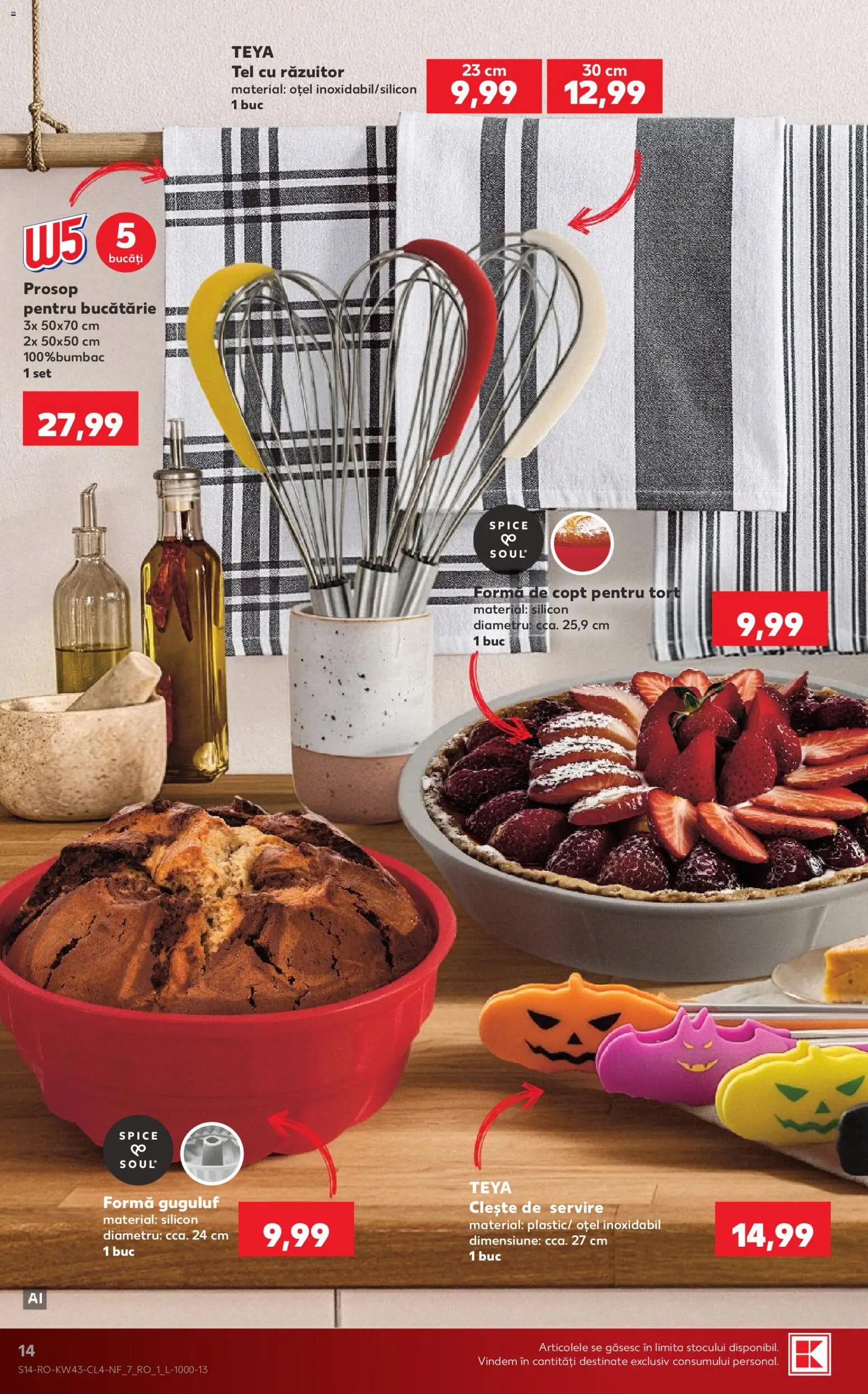 Catalog Kaufland 21 - 26 Octombrie 2026 | Pagina 14 | Produse: Clește, Bucătărie, Tort