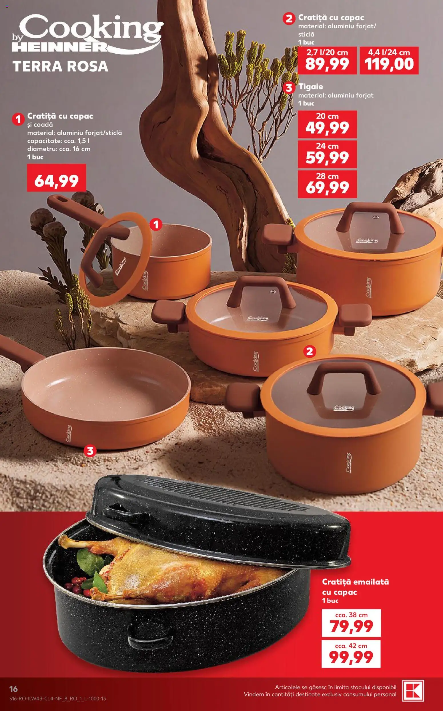 Catalog Kaufland 21 - 26 Octombrie 2026 | Pagina 16 | Produse: Tigaie, Cratiță