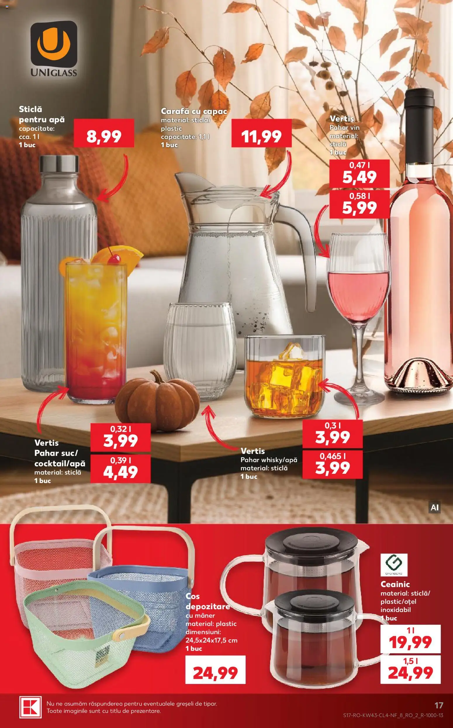 Catalog Kaufland 21 - 26 Octombrie 2026 | Pagina 17 | Produse: Mâner, Carafă, Vin, Depozitare