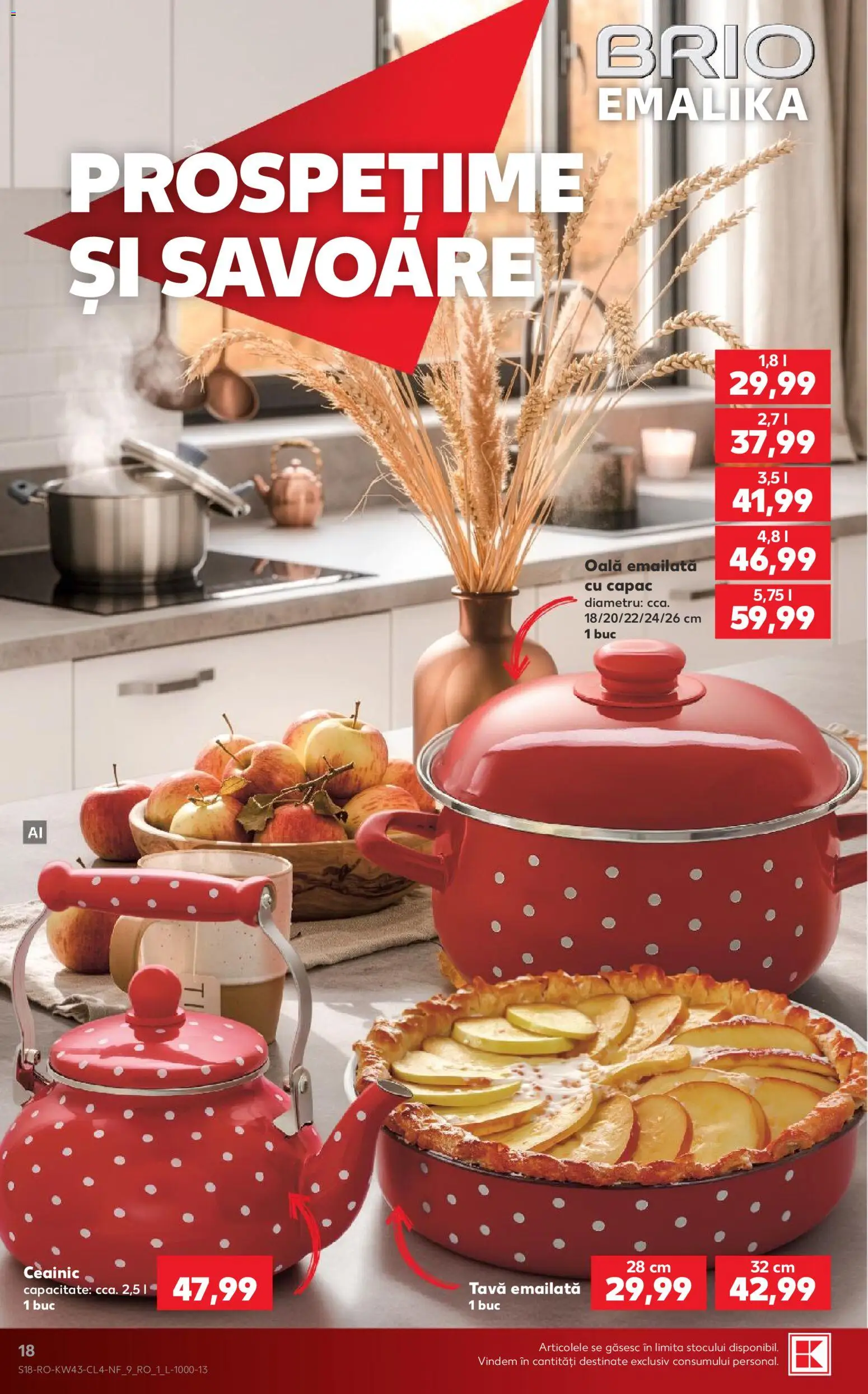 Catalog Kaufland 21 - 26 Octombrie 2026 | Pagina 18 | Produse: Tava, Oală