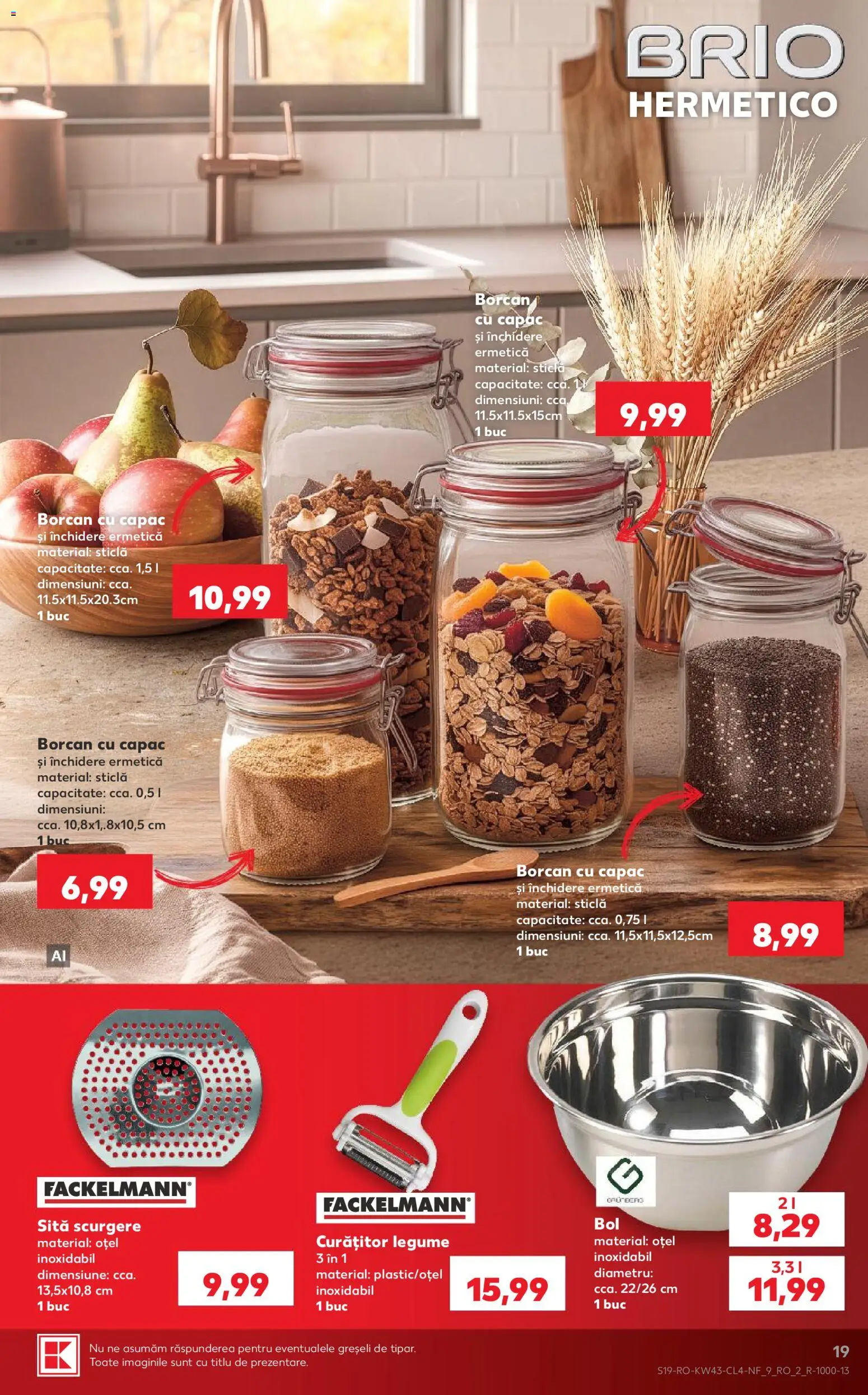 Catalog Kaufland 21 - 26 Octombrie 2026 | Pagina 19 | Produse: Sită, Borcan, Legume