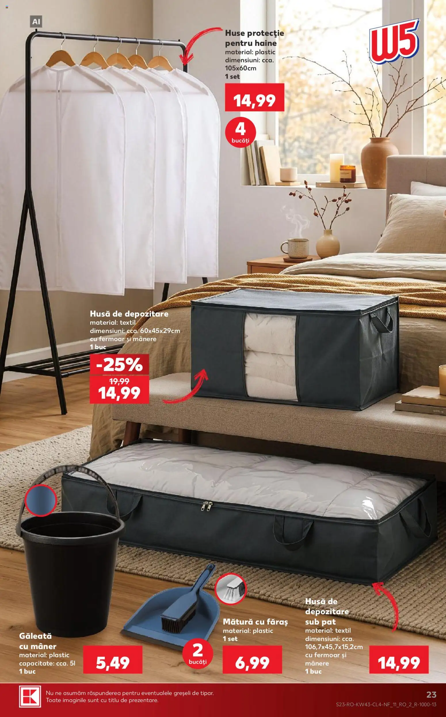 Catalog Kaufland 21 - 26 Octombrie 2026 | Pagina 23 | Produse: Mânere, Pat, Faras, Depozitare