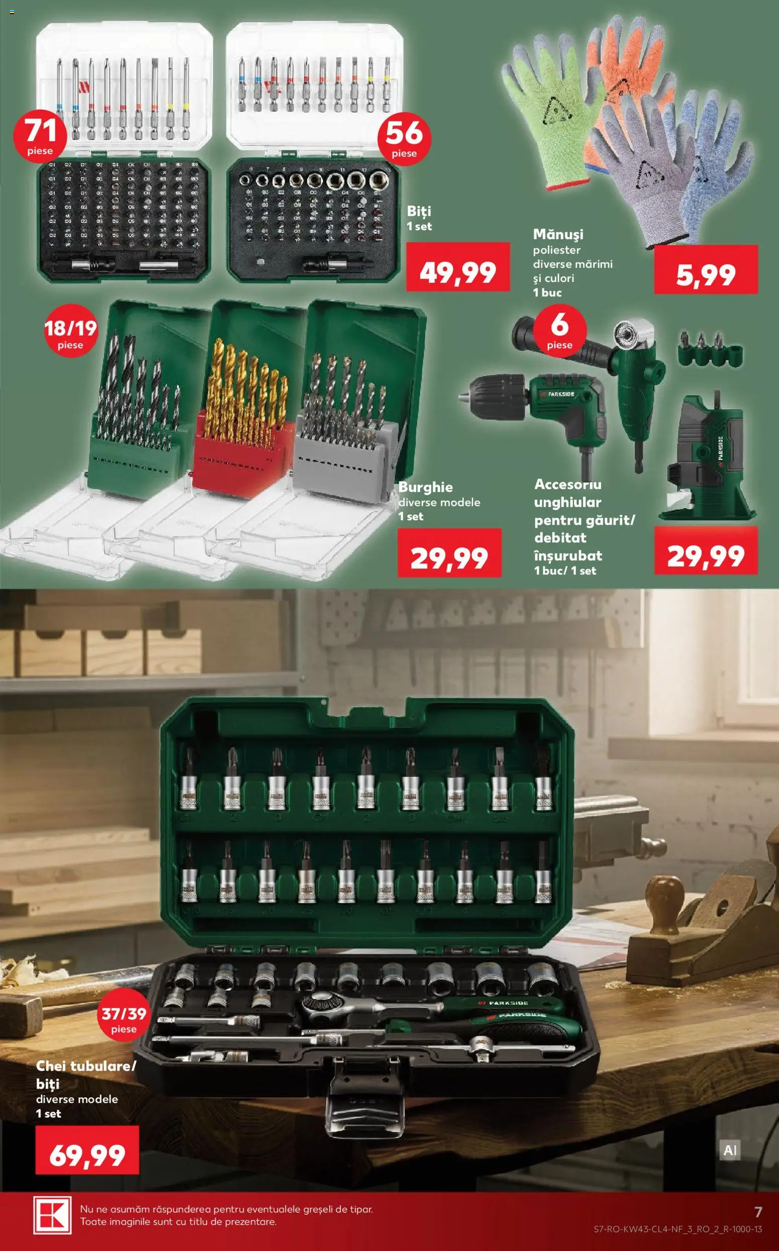 Catalog Kaufland 21 - 26 Octombrie 2026 | Pagina 7 | Produse: Mănuși, Parkside